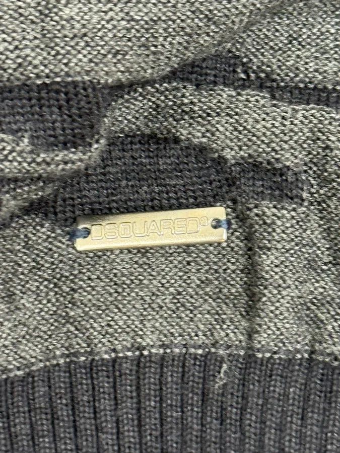 Dsquared2 SS2015 Dsquared2 Camo Irregular Black & Grey Sweater Size US S / EU 44-46 / 1 - 9 Thumbnail