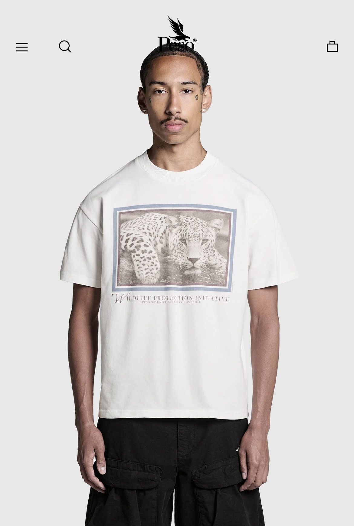 Peso Peso Wildlife Tee Size US M / EU 48-50 / 2 - 1 Thumbnail