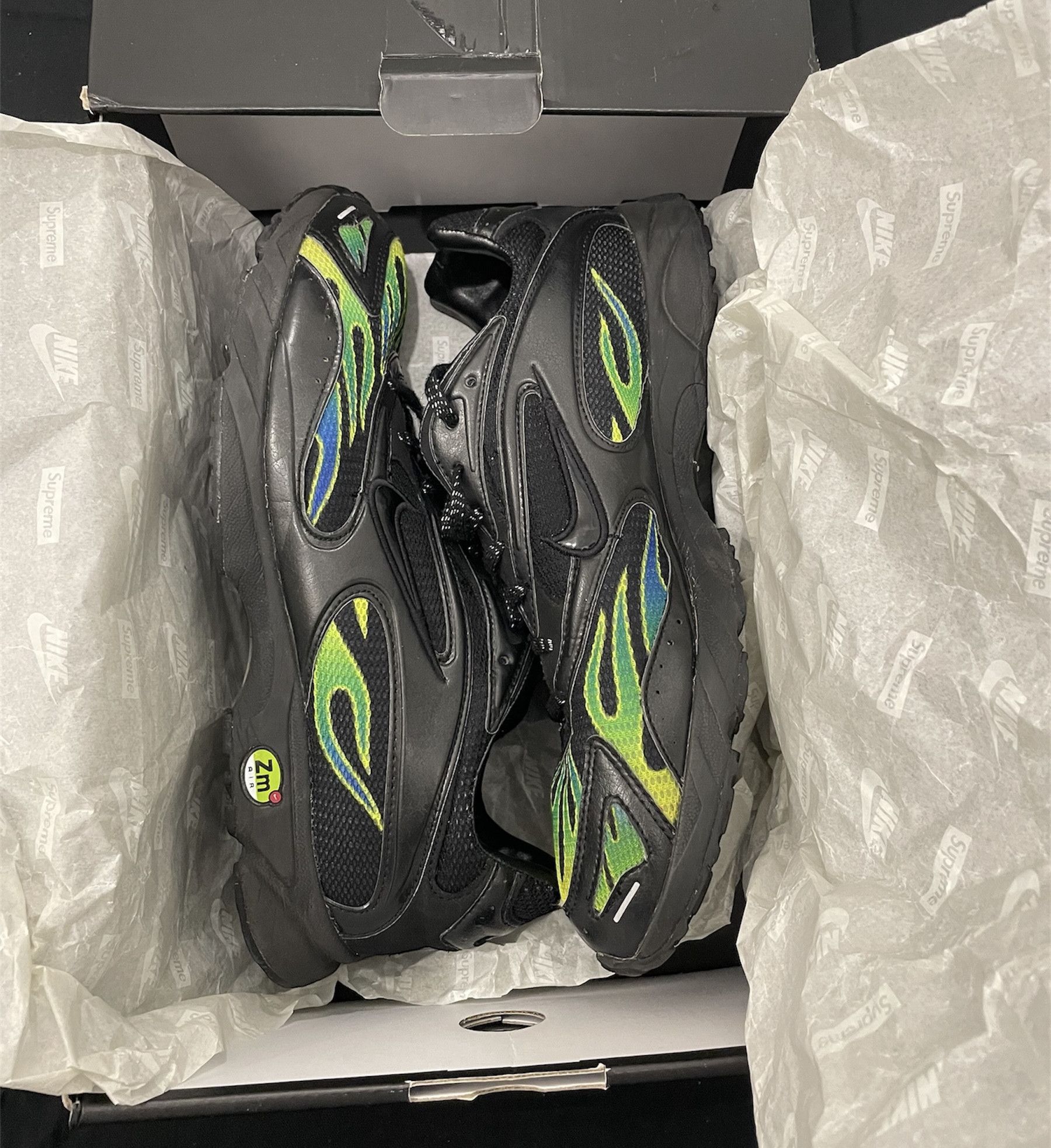 Nike × Supreme Supreme x Nike Zoom Streak Spectrum Plus Black Size US 8.5 / EU 41-42 - 5 Thumbnail