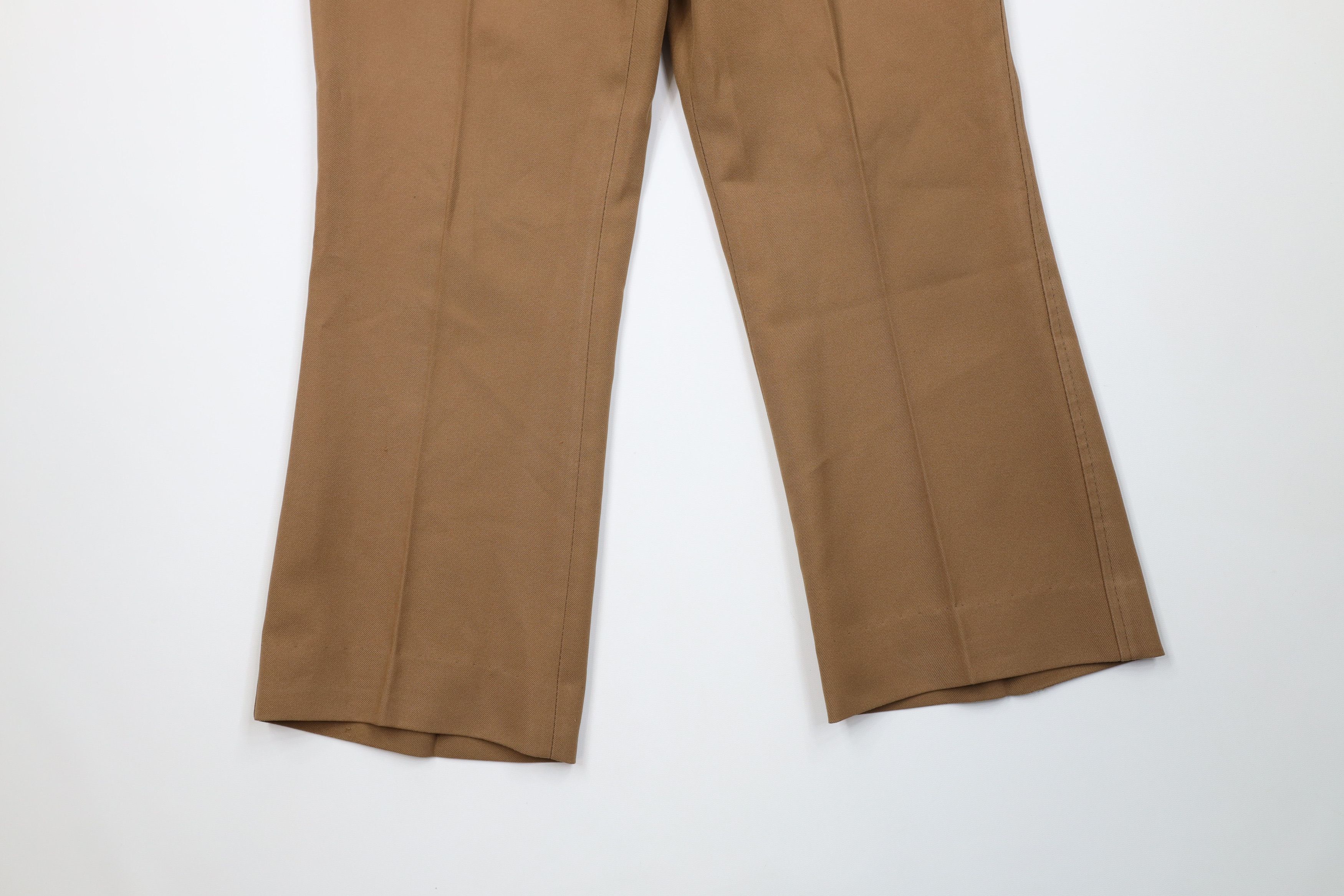 Vintage Vintage 70s Streetwear Knit Bell Bottoms Pants Brown USA Size US 38 / EU 54 - 4 Thumbnail