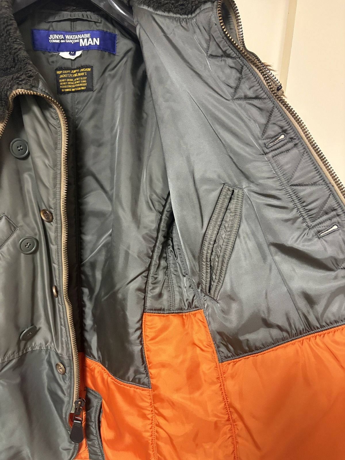 Junya Watanabe Junya Watanabe MAN Archive AD2006 Military Flight Jacket M Size US M / EU 48-50 / 2 - 4 Thumbnail