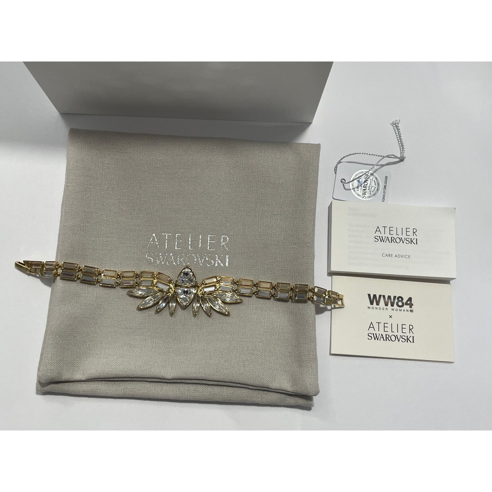 Swarovski Swarovski Wonder Woman bangle Gold tone Bracelet Size ONE SIZE - 6 Thumbnail