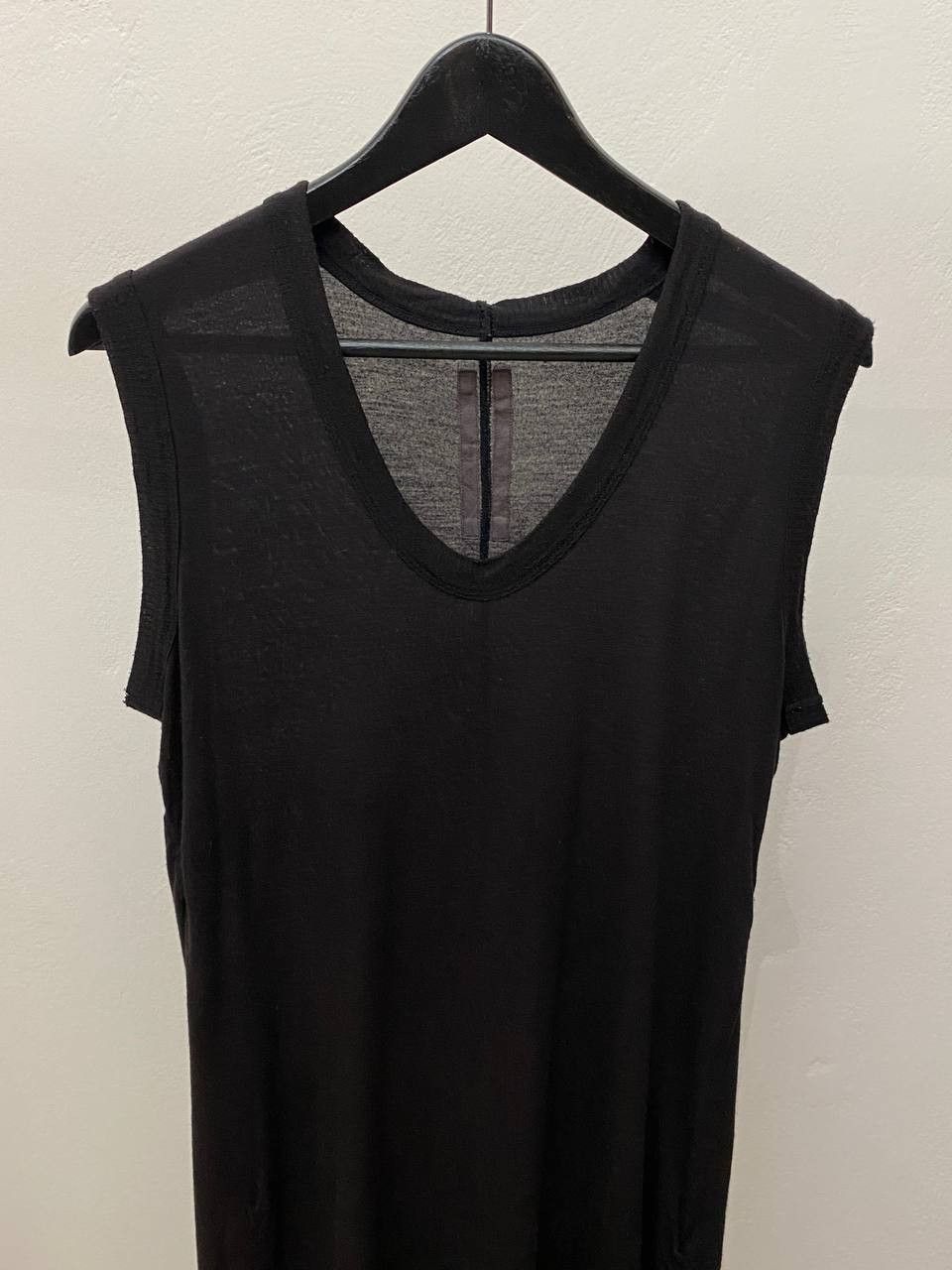 Rick Owens Rick Owens RELEASE SS10 Midi Sun Dress Viscose Black Top Size L / US 10 / IT 46 - 3 Thumbnail