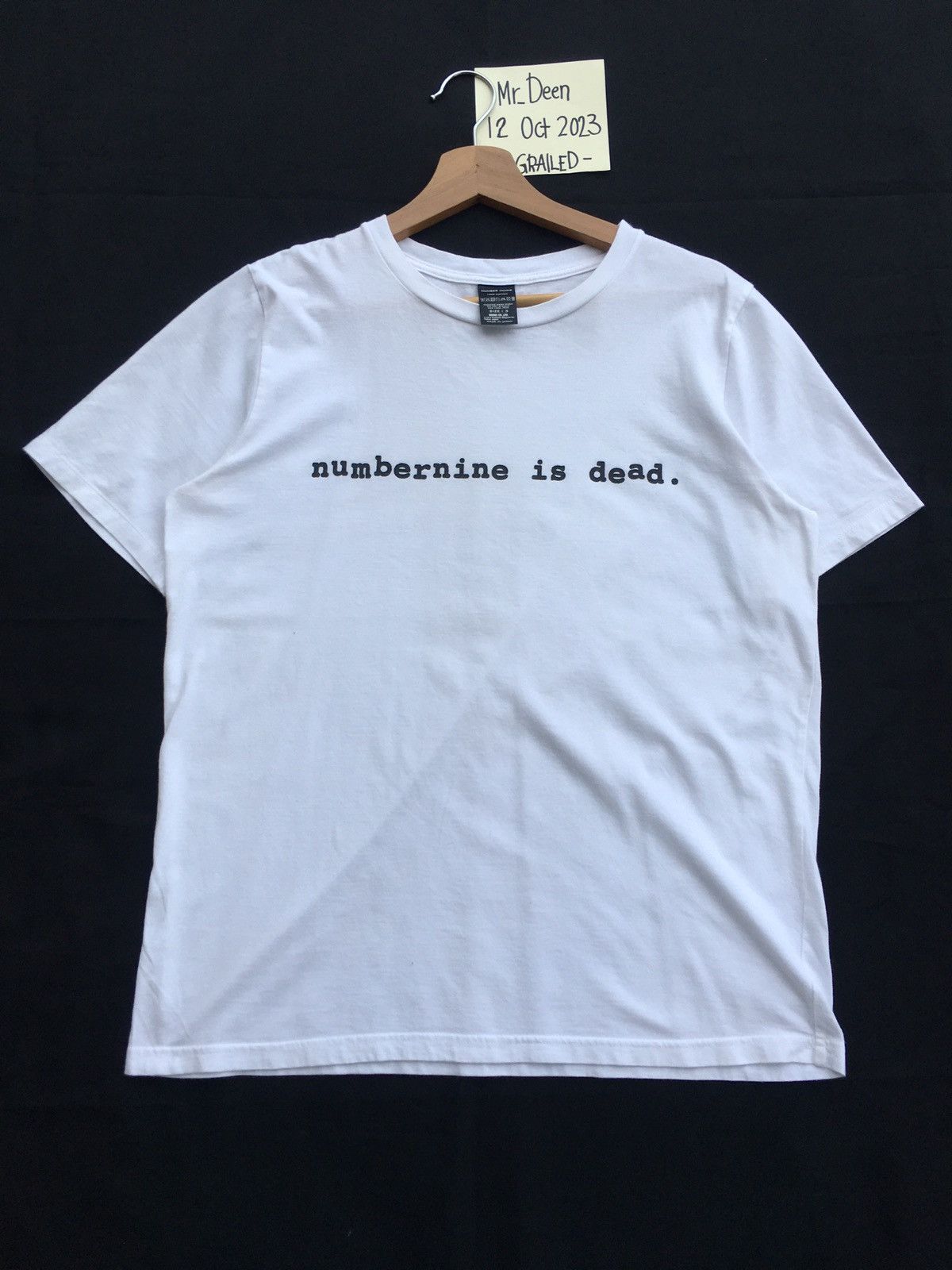 Number (N)ine Rare Number Nine is dead. Printed Tshirt Size US L / EU 52-54 / 3 - 2 Thumbnail