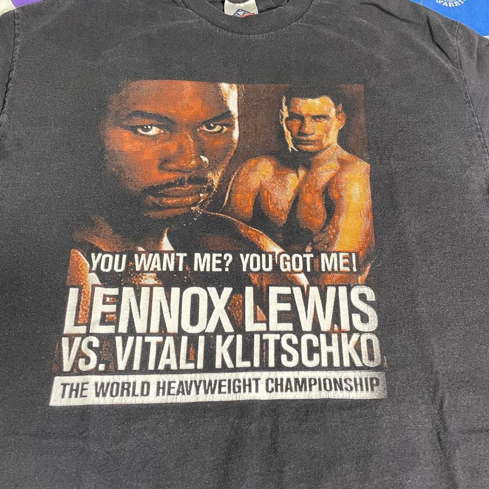 Vintage Y2K 2003 Lennox Lewis vs Vitali Klitschko Boxing Merch Tee Size US XL / EU 56 / 4 - 3 Thumbnail