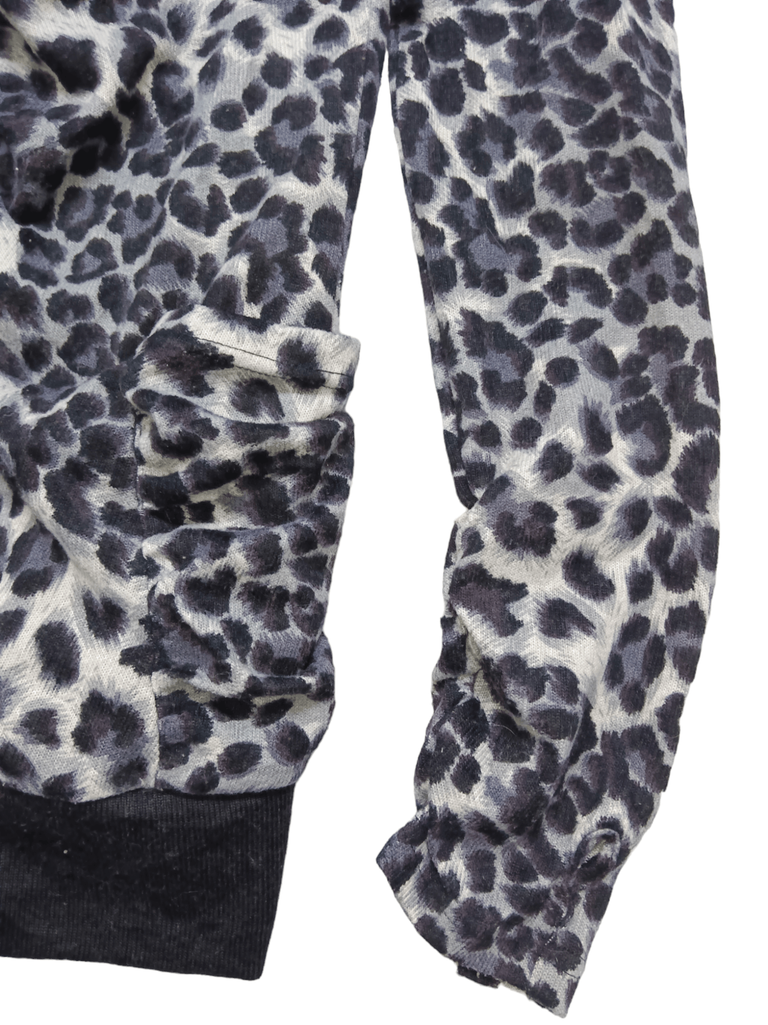 Japanese Brand Mink Mossi Leopard Faux Fur Printed Cardigan Size M / US 6-8 / IT 42-44 - 3 Thumbnail