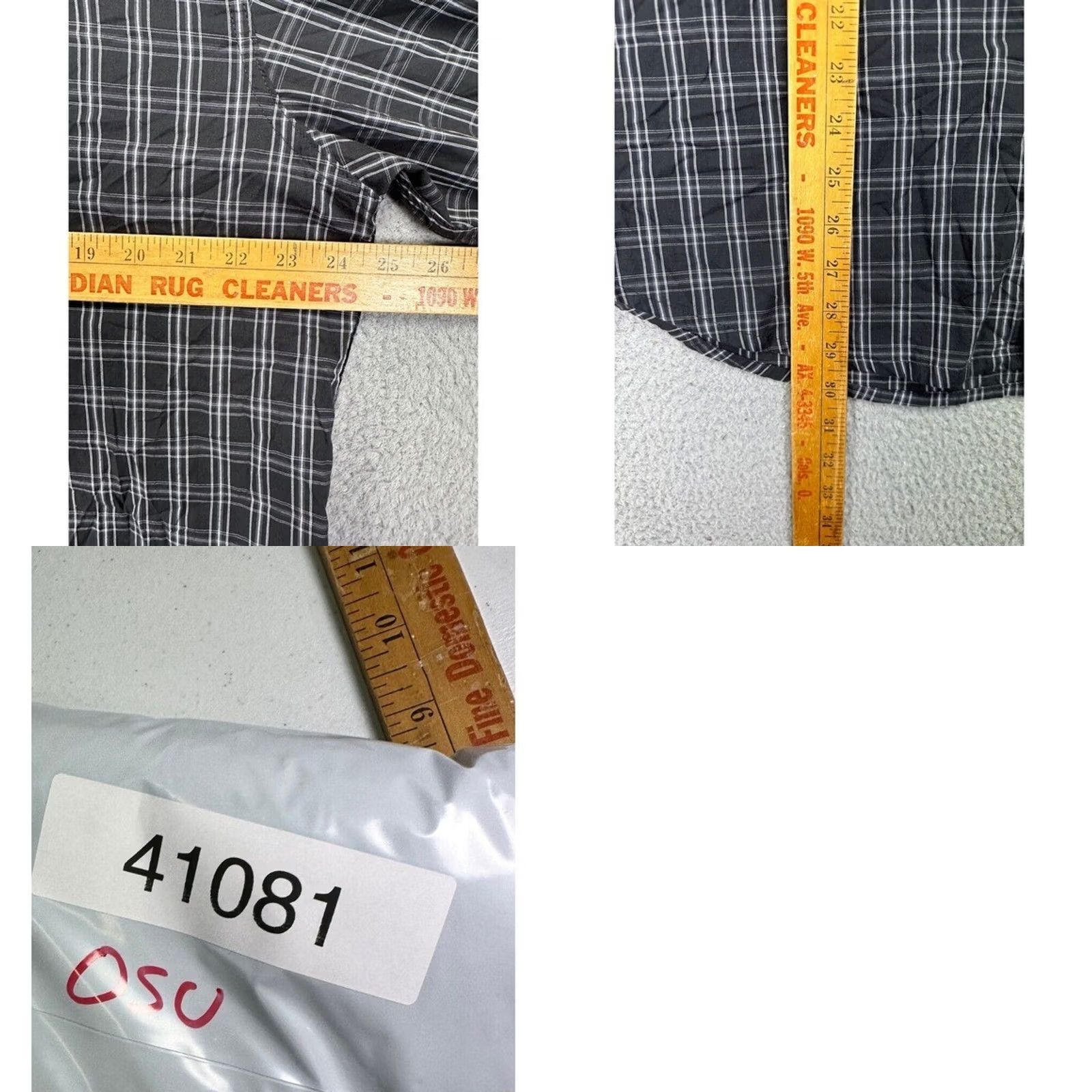 Vintage Ohio State Buckeyes Button Down Shirt Mens Large Black Plaid Knights Apparel Shirt Mens Large Black Plaid Buckeyes Size US L / EU 52-54 / 3 - 8 Thumbnail