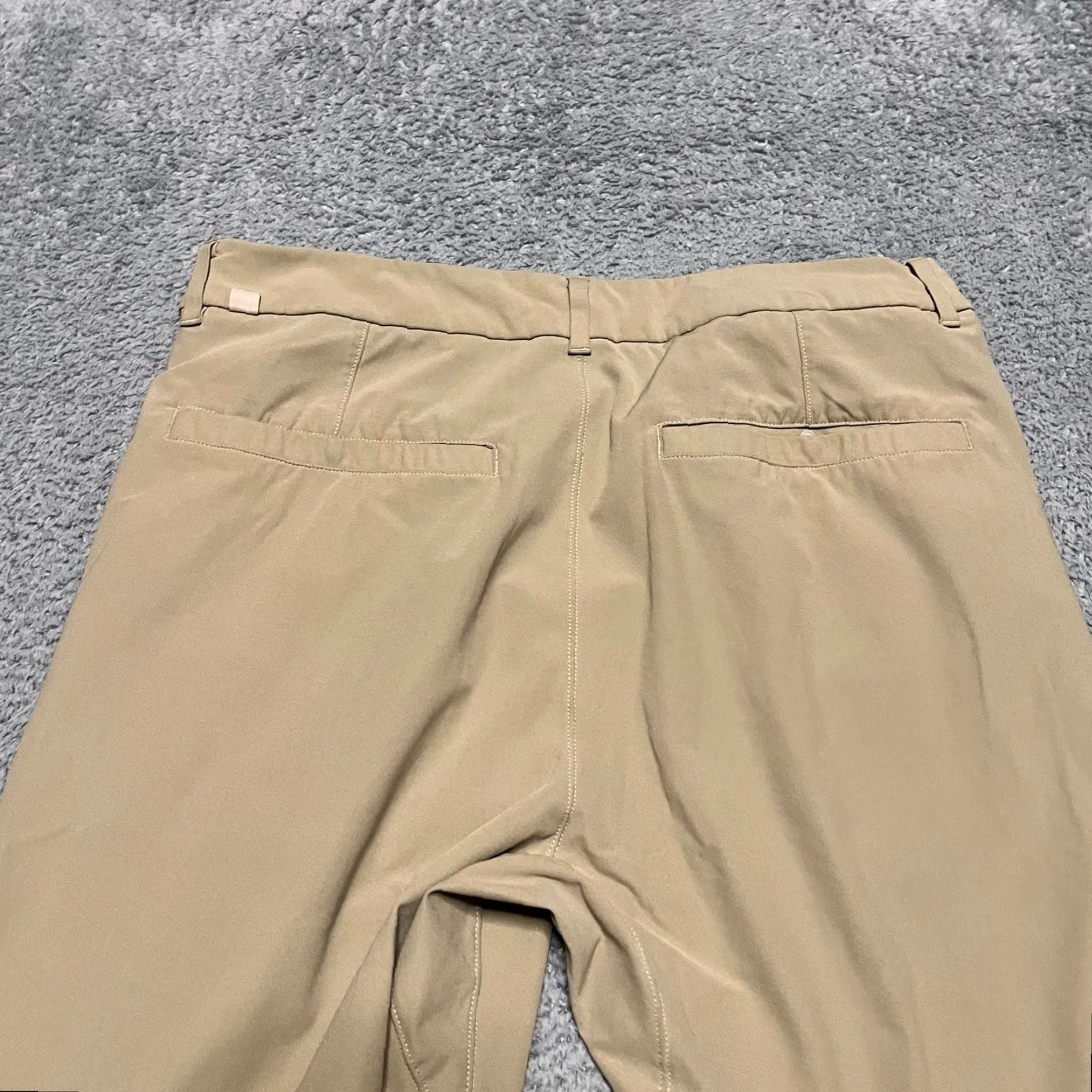 Lululemon Lululemon Commission Pants Mens 32 x29.5 Tan Slim Fit Warpstreme M5439S Beige Chino Inseam 29in Mens Size US 32 / EU 48 - 5 Thumbnail