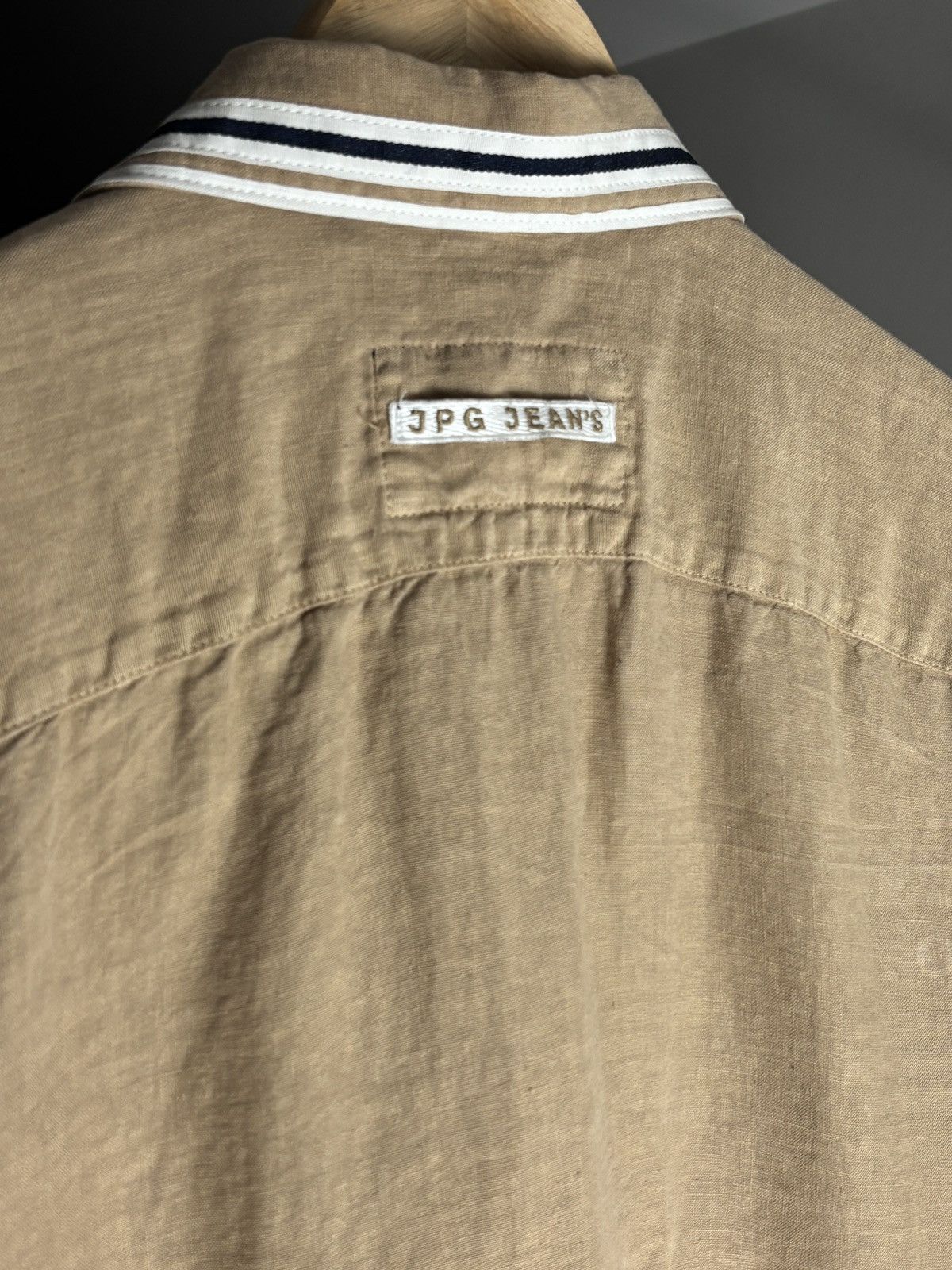トップス Jean Paul GAULTIER HOMME Archive 90s Jean Paul Gaultier Archive Linen Button Up Shirt Vintage 90s