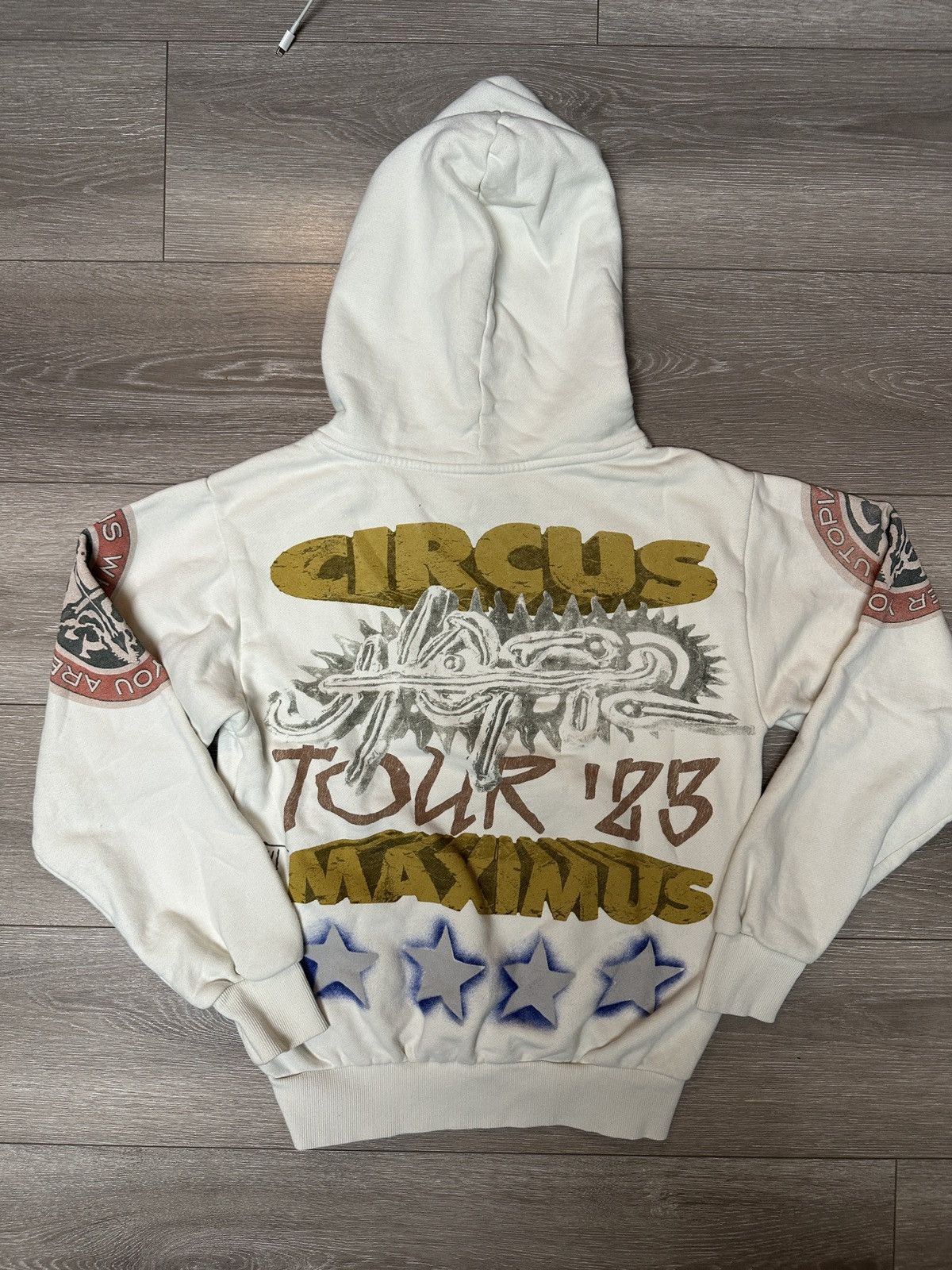Travis Scott Circus Maximus Tour White Hoodie Size US S / EU 44-46 / 1 - 2 Thumbnail