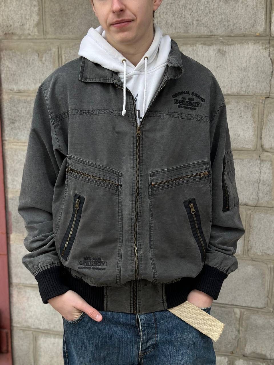 Y/Project VTG Mans Speedo boy Light Jacket Bomber Size XXL Y2K Hype Size US XXL / EU 58 / 5 - 1 Thumbnail