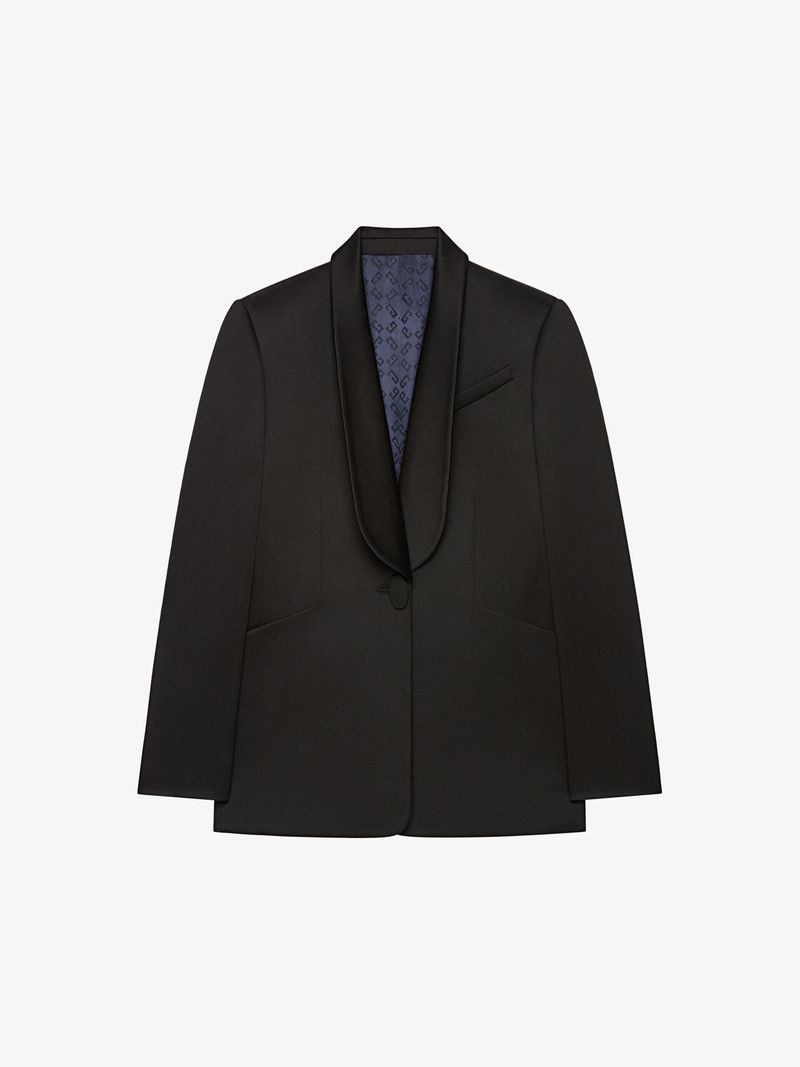 Givenchy o1w1db10326 Smoking Jacket in Black Size XS / US 0-2 / IT 36-38 - 1 Thumbnail