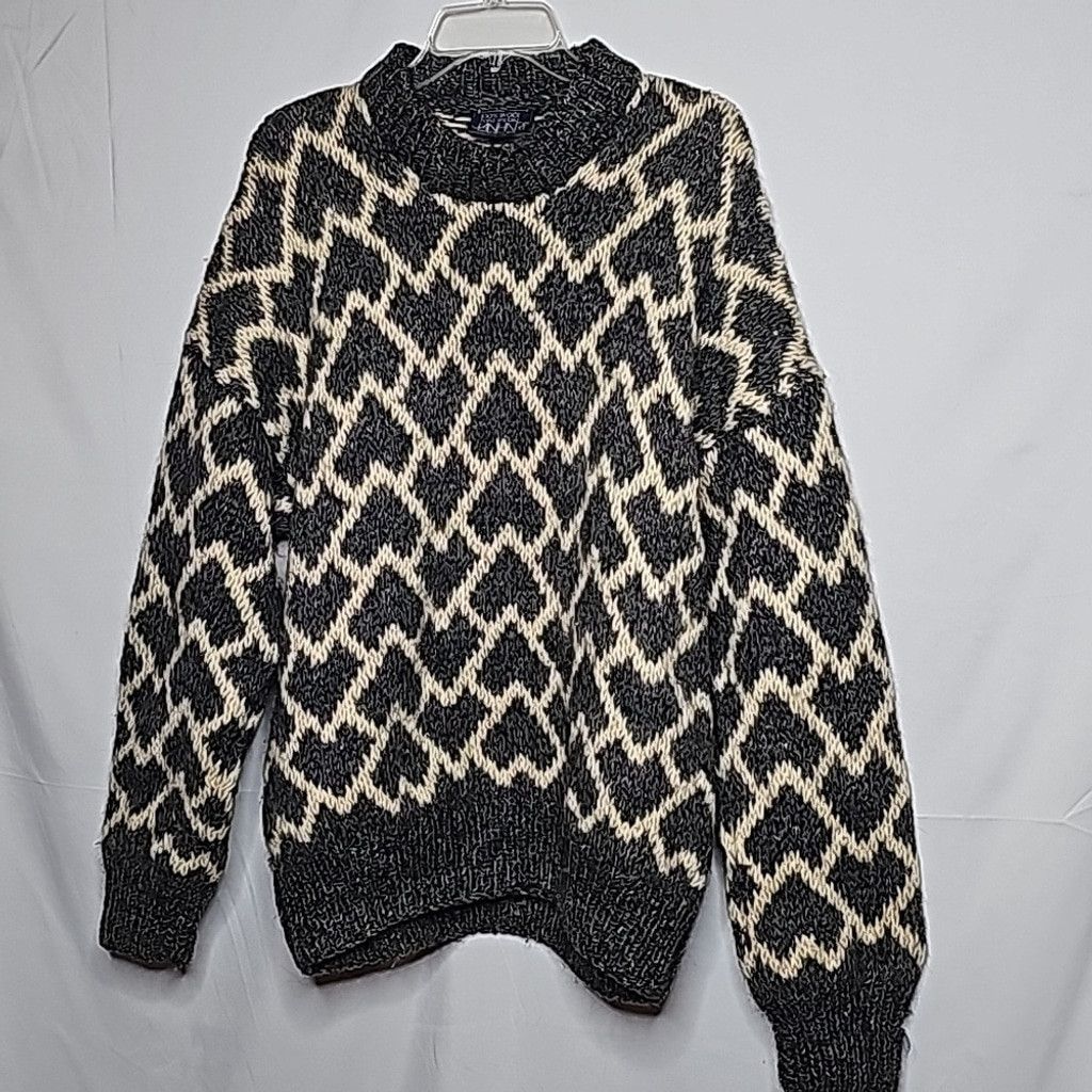 The Unbranded Brand JANHARI 100% hand knitted wool Belgrade London sweater XL Size XL / US 12-14 / IT 48-50 - 1 Thumbnail