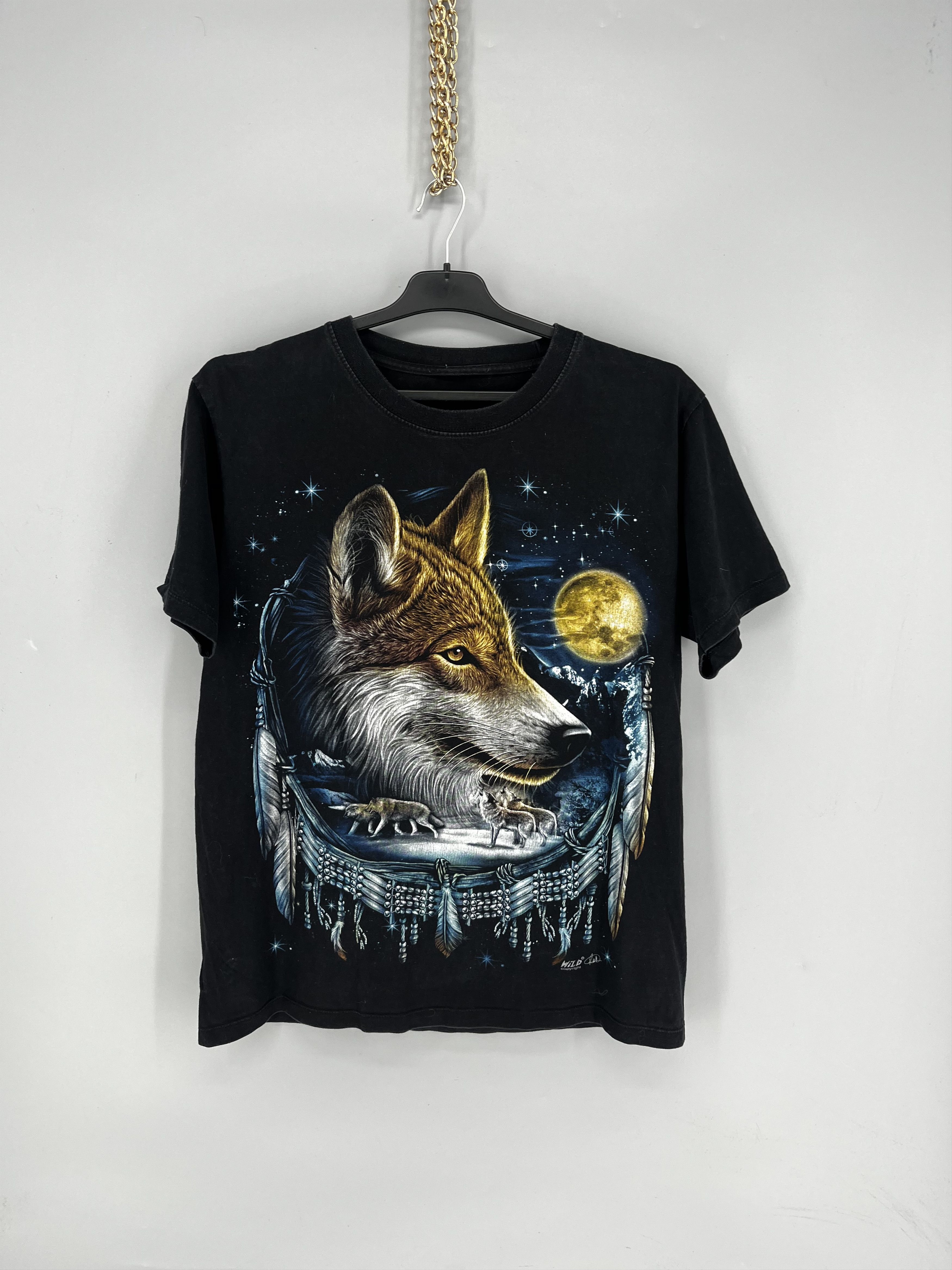 Other Double Sided Wolf Moon Tee All Over Animal Print M Size US M / EU 48-50 / 2 - 1 Thumbnail
