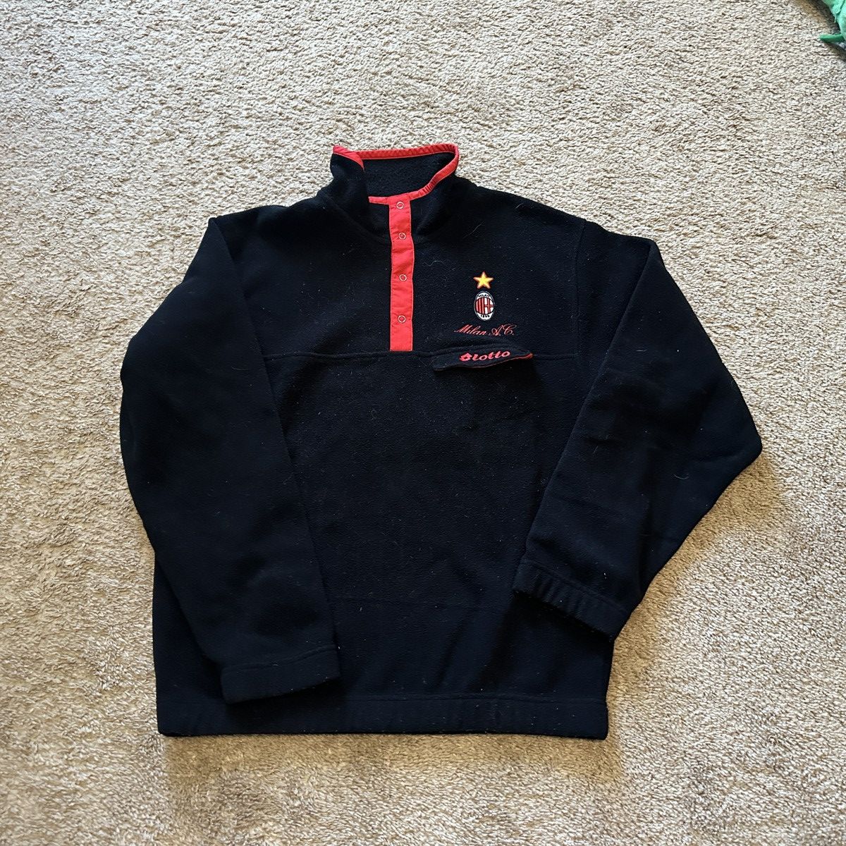 Lotto Sport 90s AC Milan Lotto Sweater Italy Size US XL / EU 56 / 4 - 1 Thumbnail