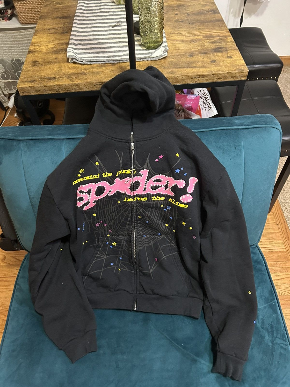 Sp5der Spider punk v2 zip up Size US L / EU 52-54 / 3 - 1 Thumbnail