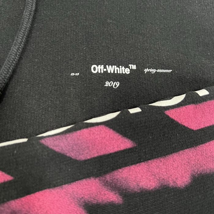 Off white deals diag stencil hoodie