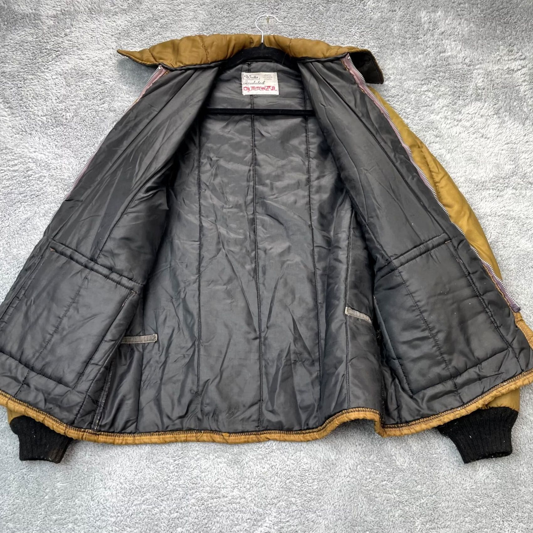 Walls VINTAGE Walls Jacket Mens Large Brown Parka Coat Insulated Full Zip Made USA Jacket Size US L / EU 52-54 / 3 - 7 Thumbnail