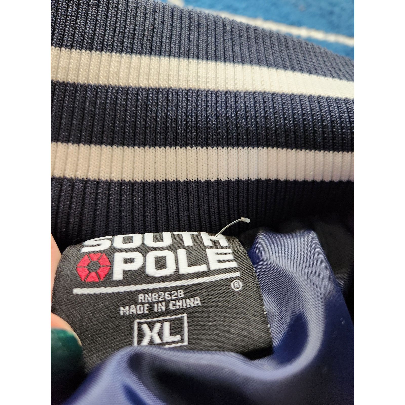 Southpole Y2K SouthPole Men's Insulated Jacket Blue/White XL Size US XL / EU 56 / 4 - 7 Thumbnail