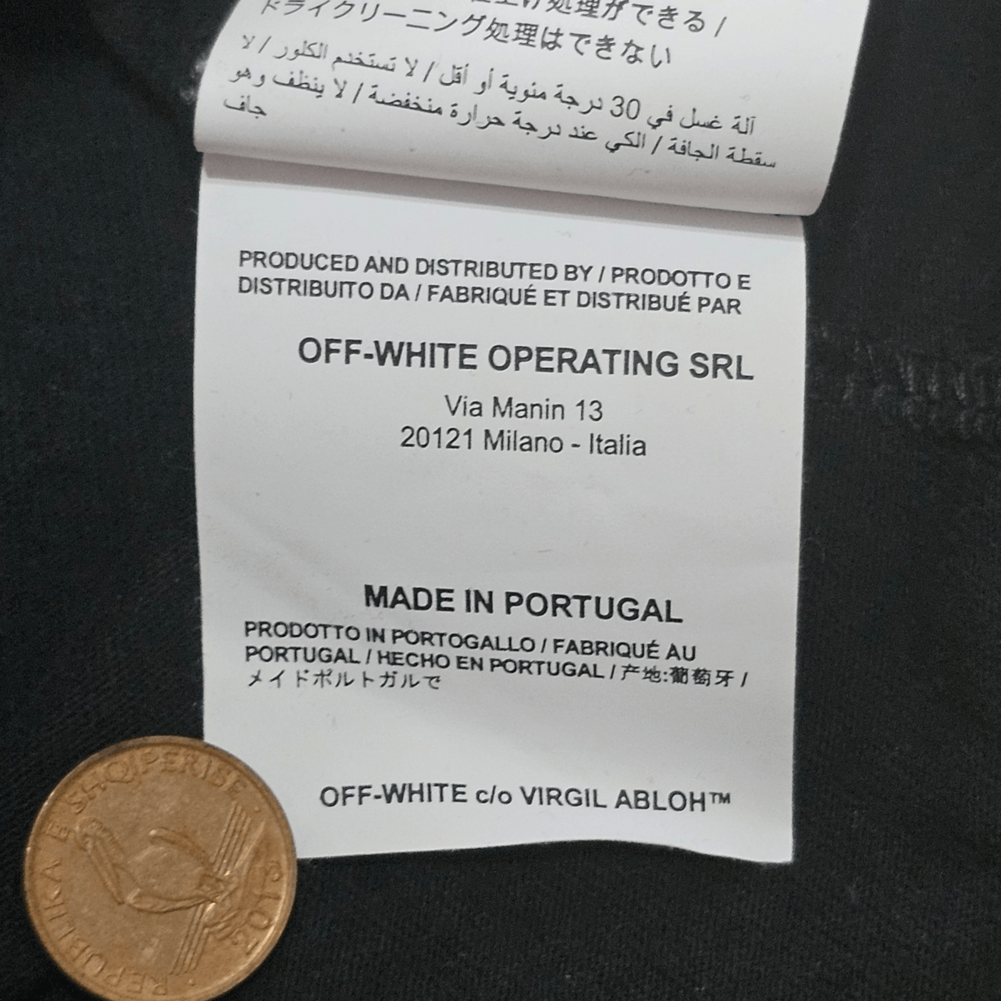 Off-White Off-White Bernini Spliced Tee Size US S / EU 44-46 / 1 - 8 Thumbnail