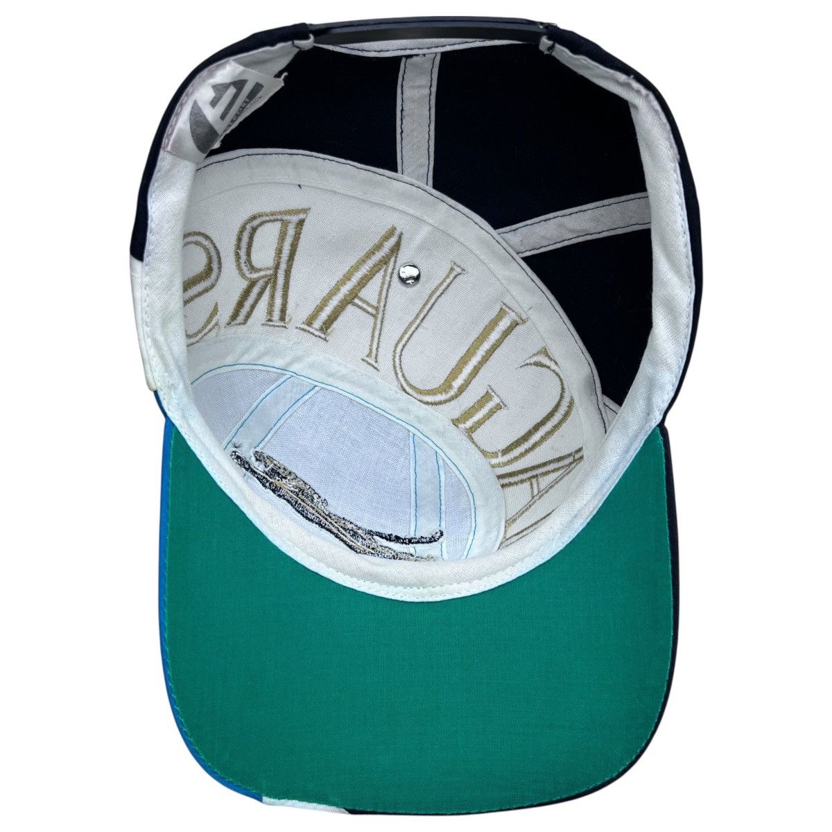 NFL Vtg 1990s NFL Jacksonville Jaguares Eastport Swirl Snapback Size ONE SIZE - 7 Thumbnail