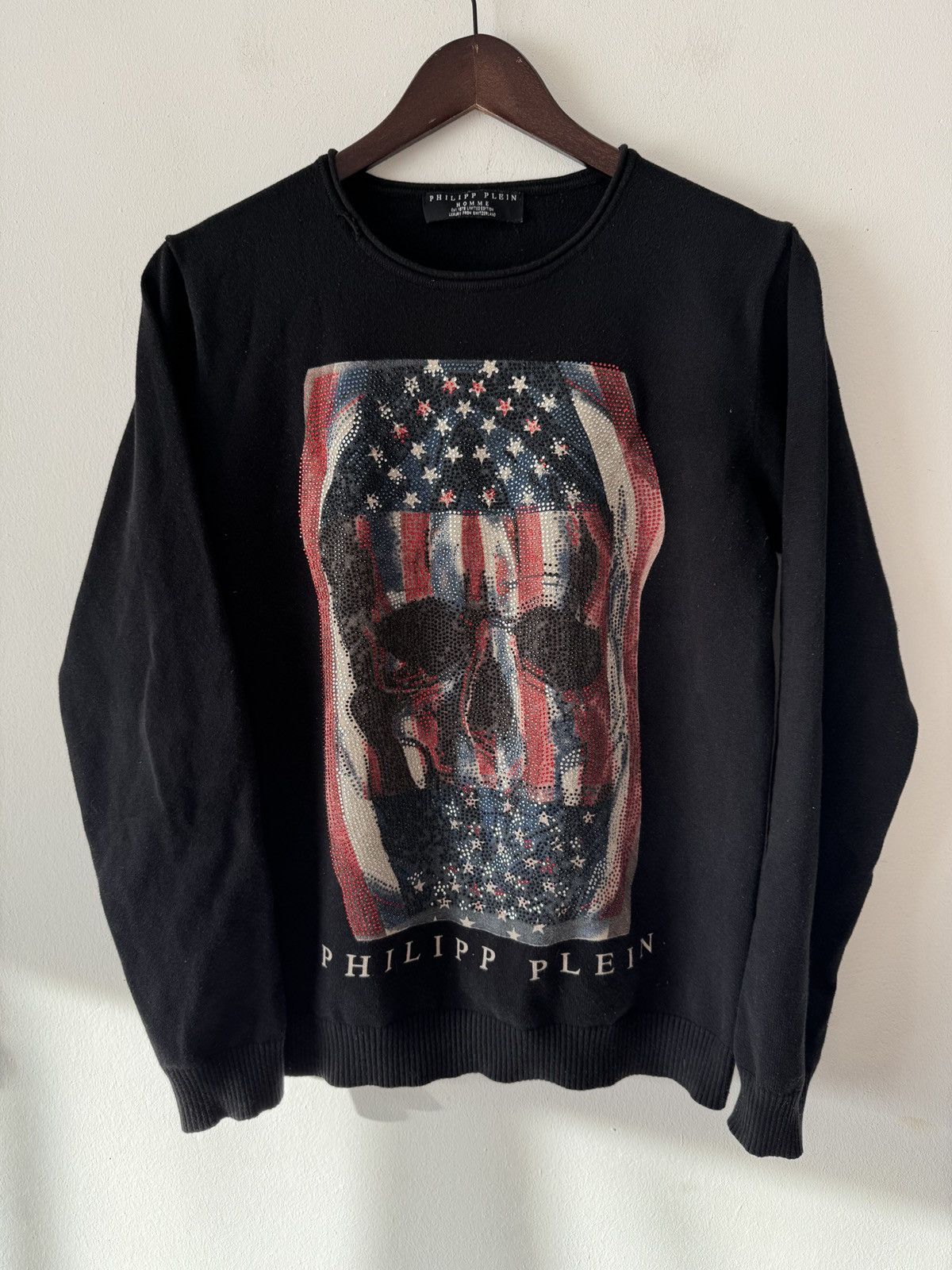 Philipp Plein 🔥🔥 Philipp Plein American Flag Logo Sweater Size US M / EU 48-50 / 2 - 1 Thumbnail