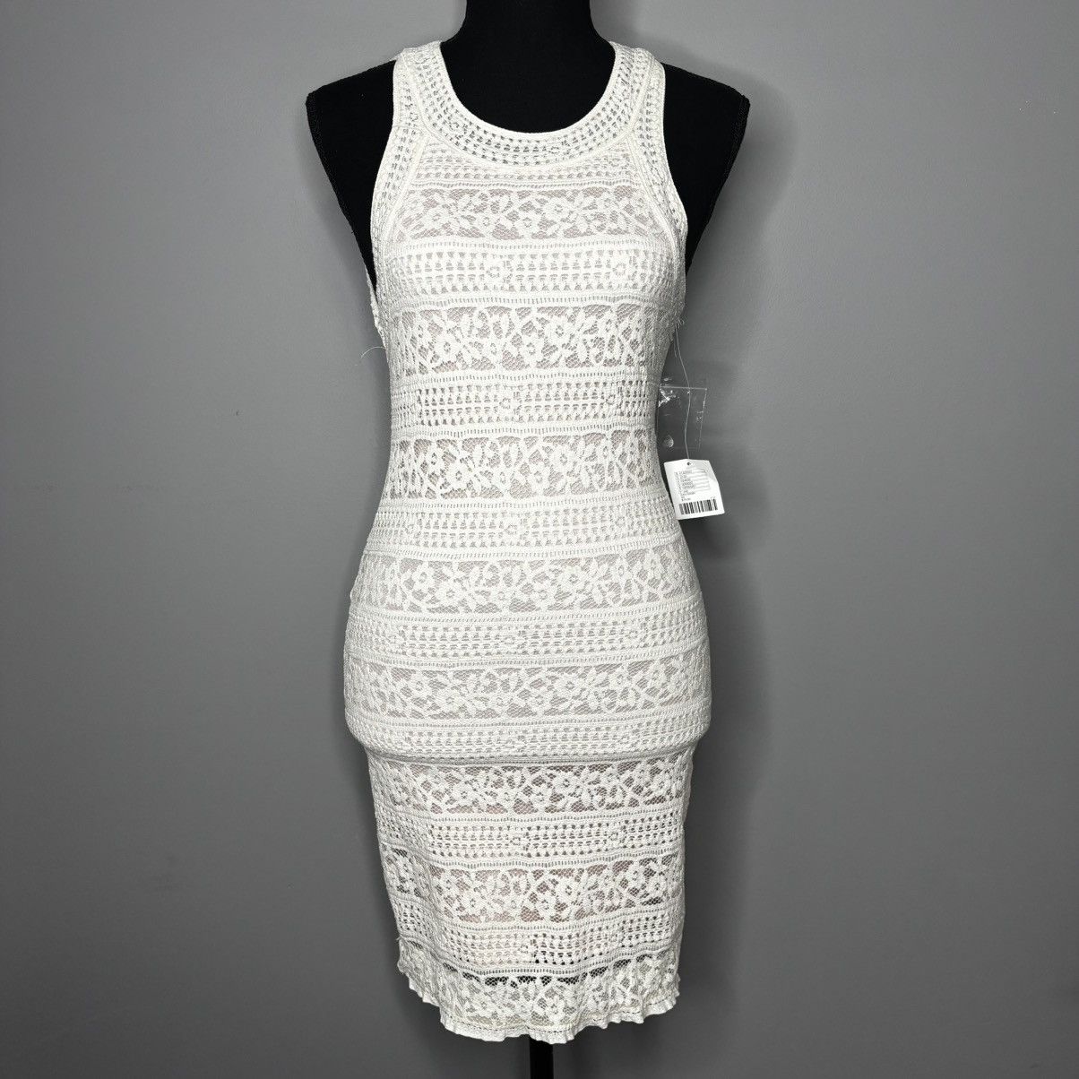 Urban Outfitters Urban Outfitters Lacey BodyCon Dress - Size XS Size XS / US 0-2 / IT 36-38 - 1 Thumbnail