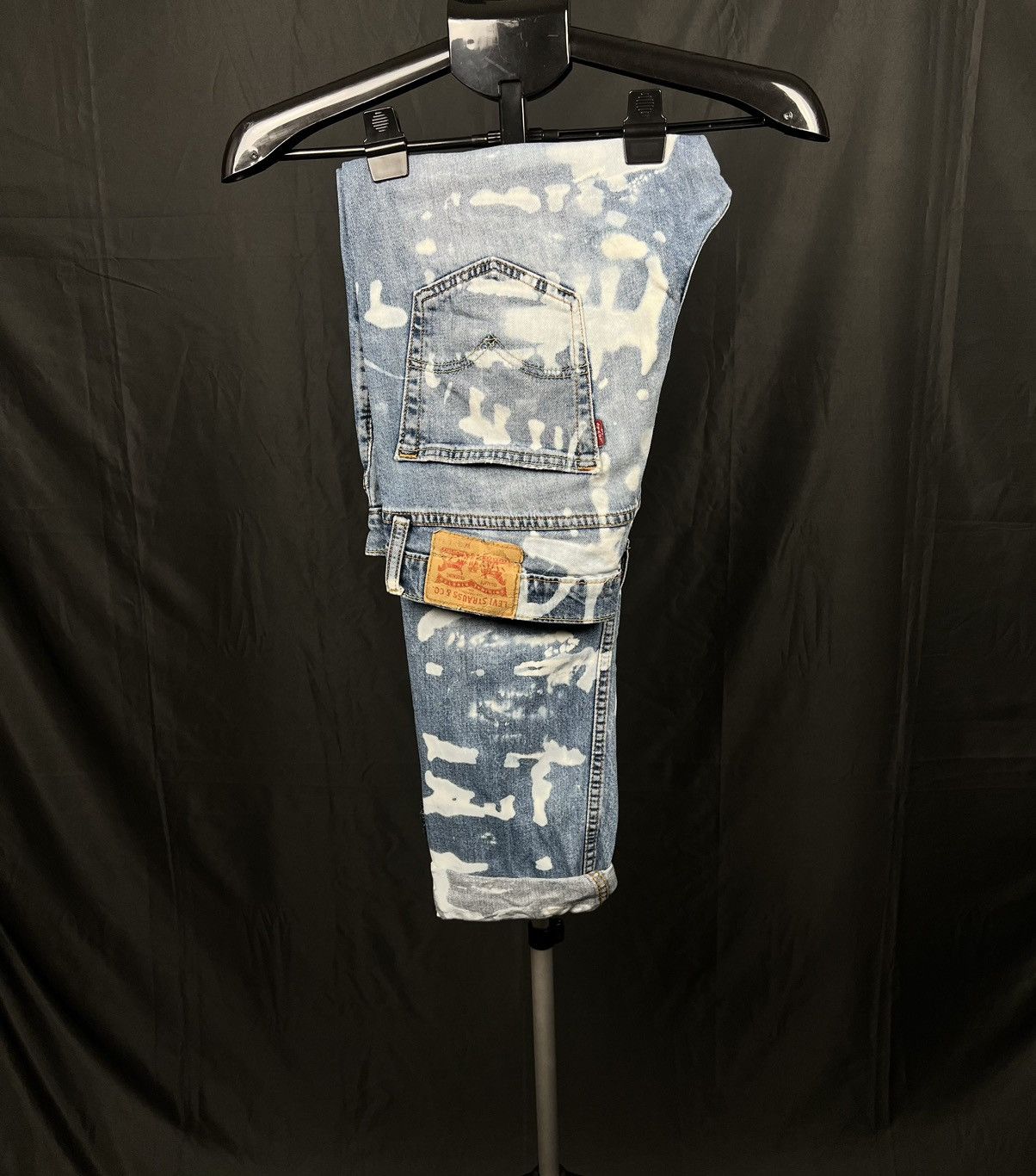 American Apparel × Levi's × Levi's Vintage Clothing Levis distressed tie dye jeans Size US 34 / EU 50 - 1 Thumbnail