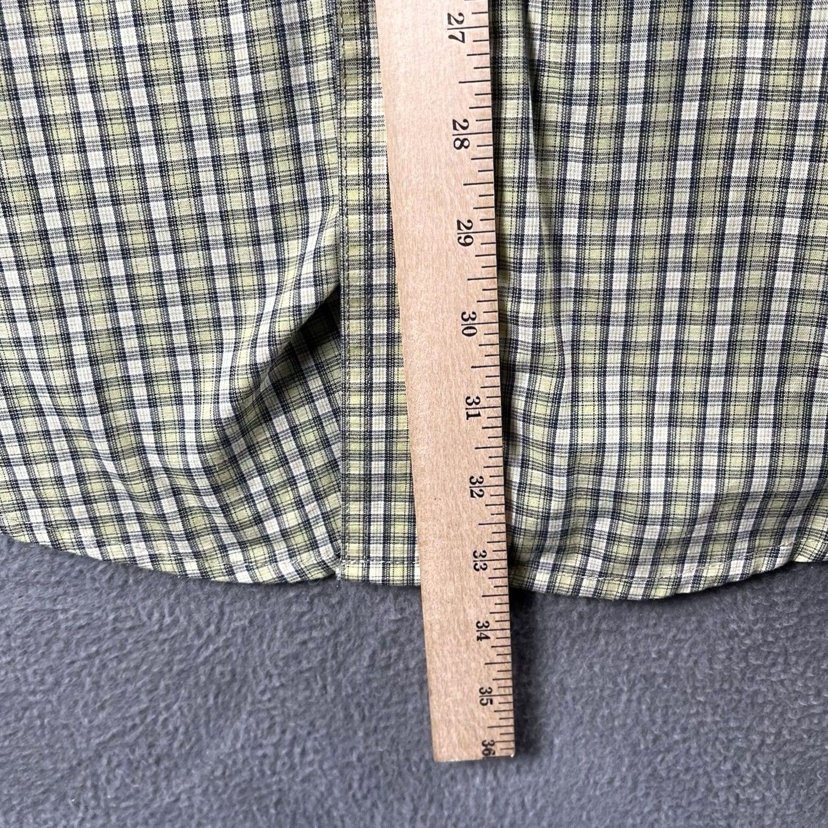 Wrangler Wrangler Riata Shirt Men's Size Large Grey Black Plaid Short Sleeve Button Down Size US L / EU 52-54 / 3 - 6 Thumbnail