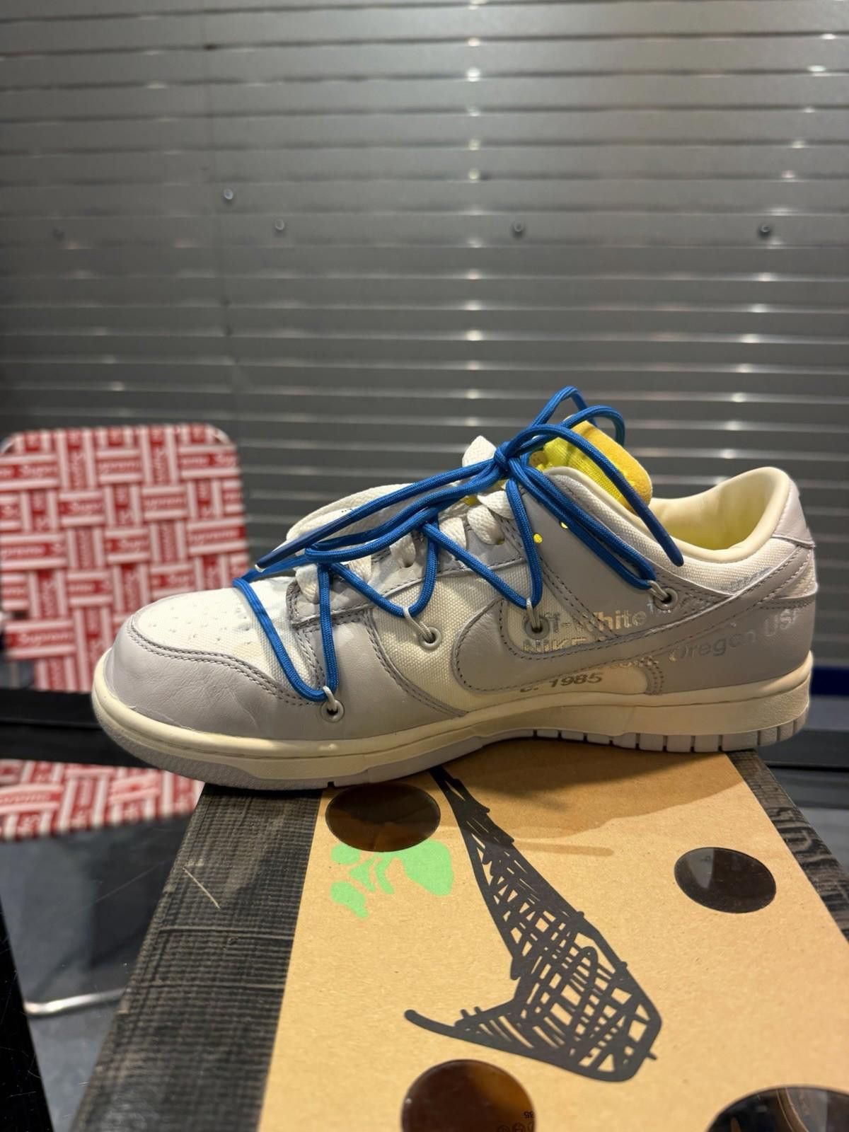 Nike Nike Dunk Low Off White Lot10 size 8.5 DM1602-112 OG Retro Size US 8.5 / EU 41-42 - 9 Thumbnail