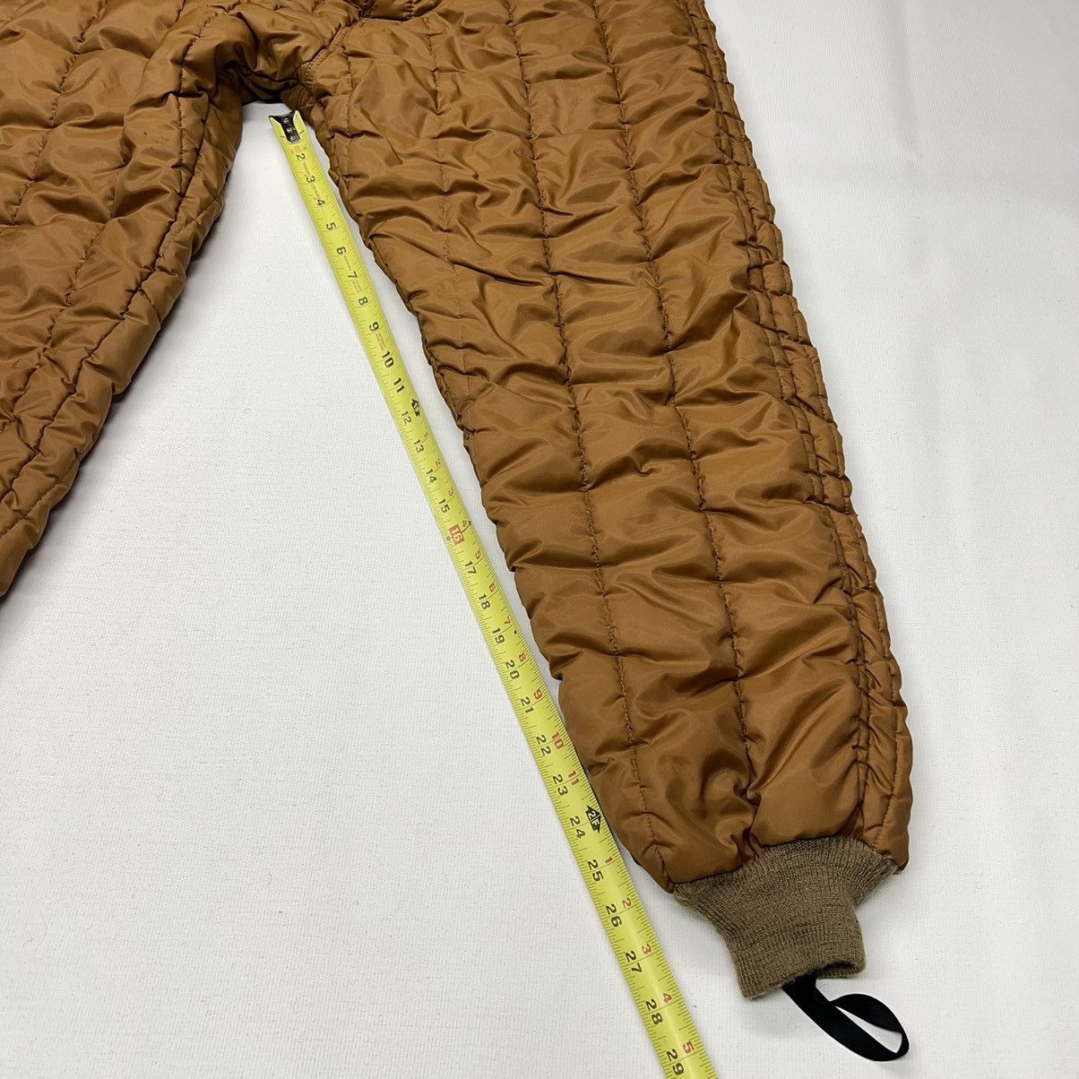 Refrigiwear × Vintage Refrigiwear Pants Brown Insulated Lined Quilted Puffer Size US 34 / EU 50 - 17 Thumbnail