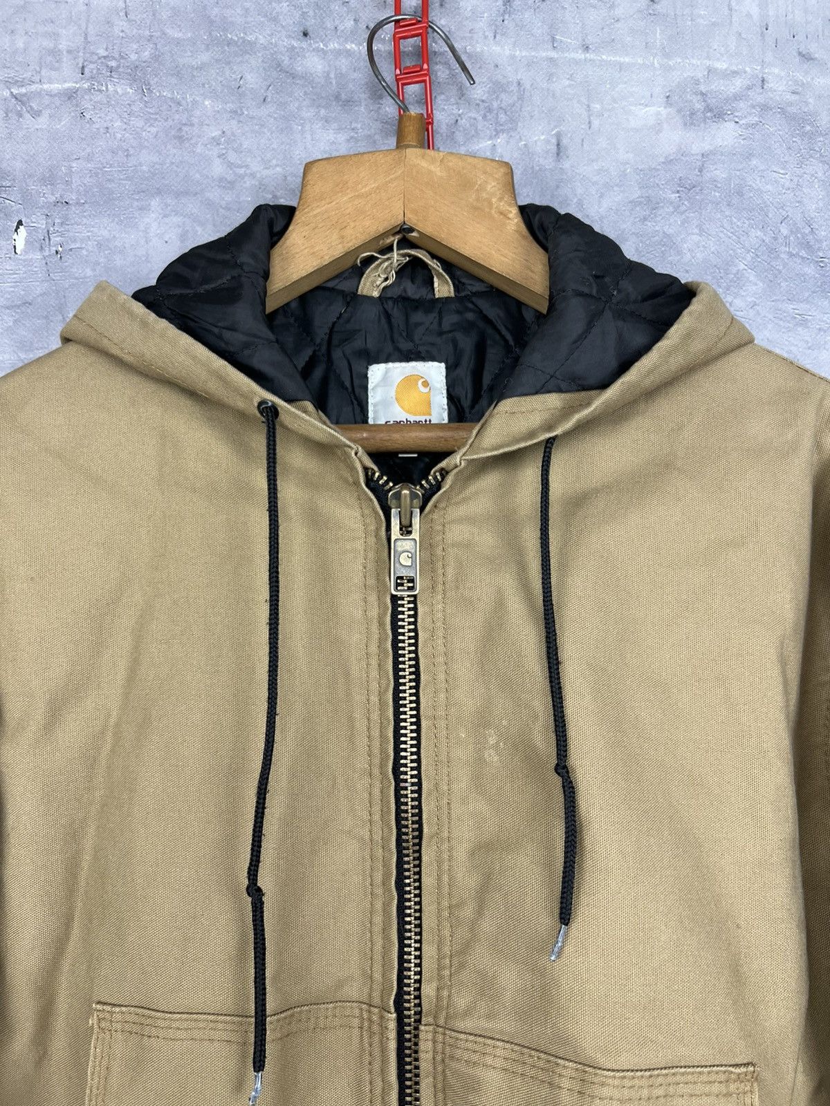 Carhartt Wip Vintage Carhartt Duck Canvas Hoodie Men’s Jacket Size M Size US M / EU 48-50 / 2 - 6 Thumbnail