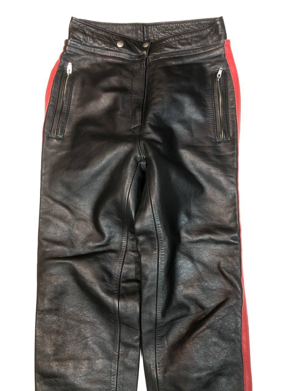 Japanese Brand Vintage Rare Japanese Leather Moto Racing Pants Size US 28 / EU 44 - 3 Thumbnail