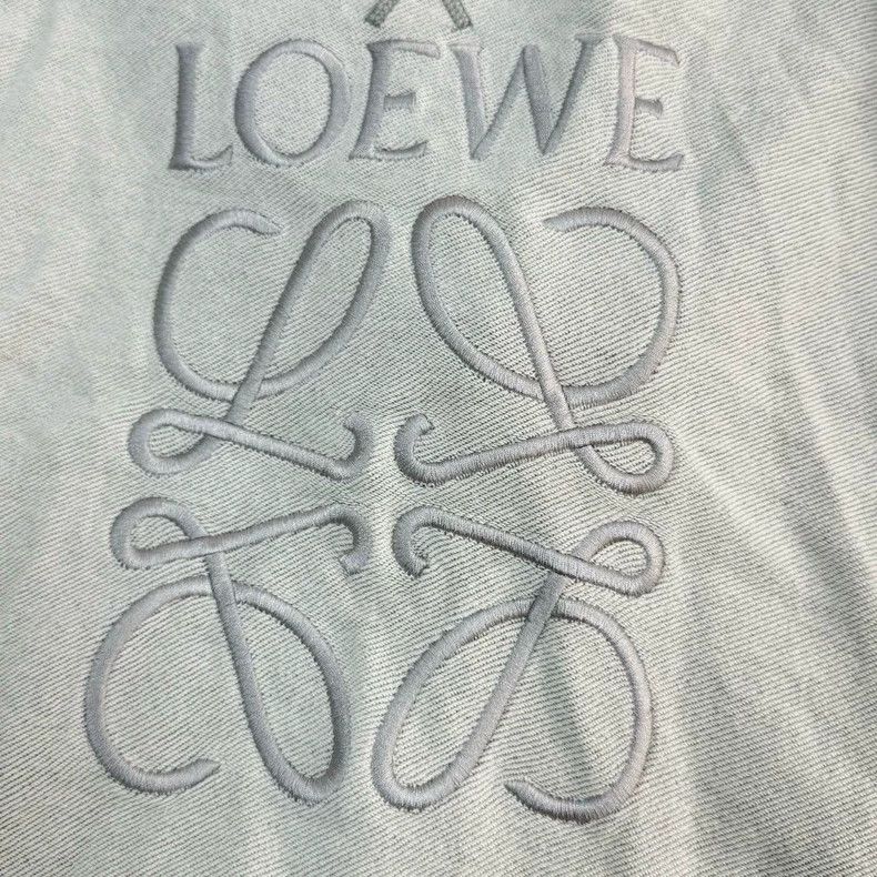 Loewe LOEWE Gray embroidered bee logo hoodie Size L / US 10 / IT 46 - 7 Thumbnail