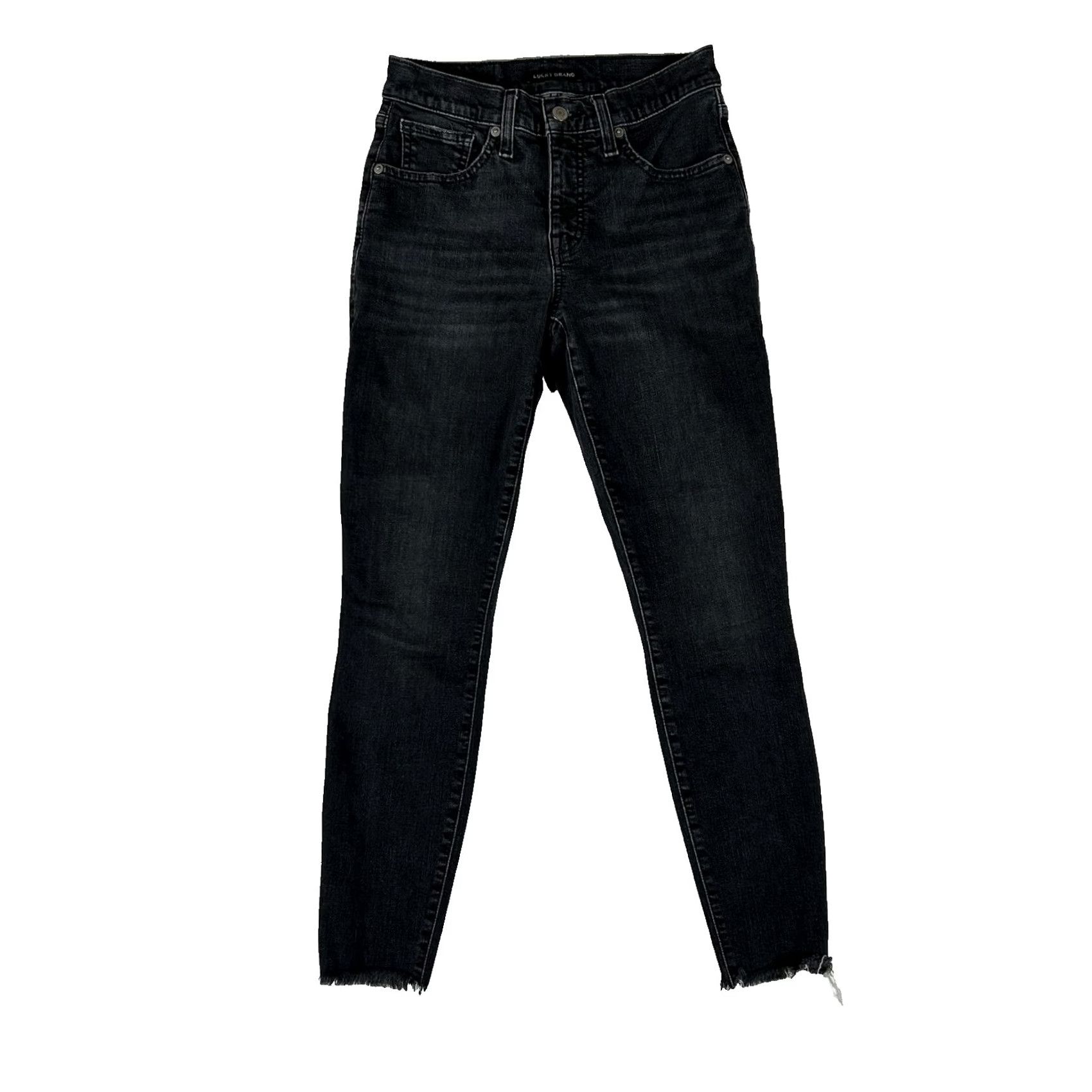 Lucky Brand Lucky Brand Jeans Skinny Ava Ankle 4 Gray Denim Women’s Size 4/27 Mid Rise 27 in 5-Pocket Stretch Casual Clothing Size 27" / US 4 / IT 40 - 2 Thumbnail
