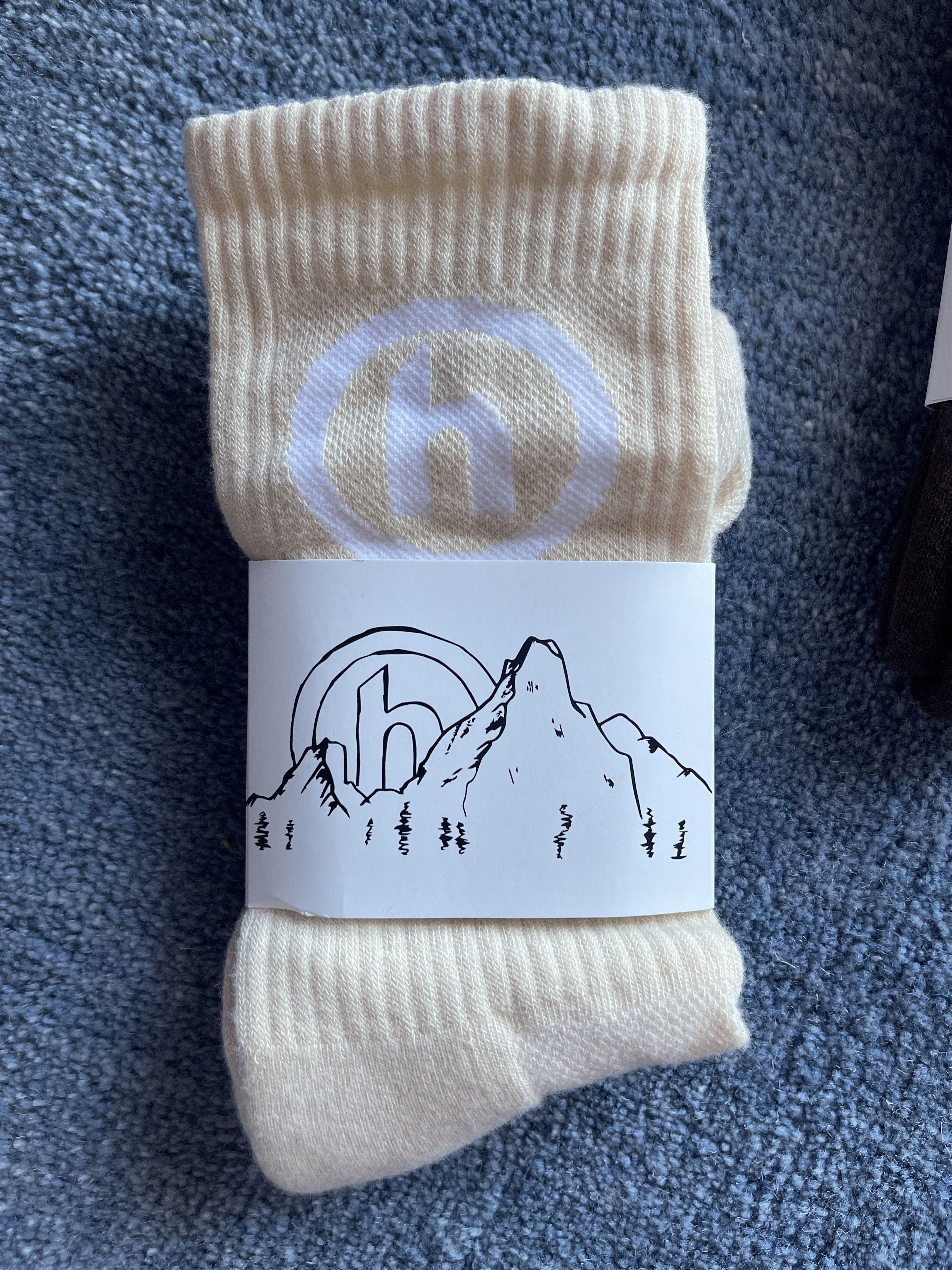 HIDDEN Hidden NY Socks 4 Pair Set Cream Brown Natural Black Size ONE SIZE - 3 Thumbnail