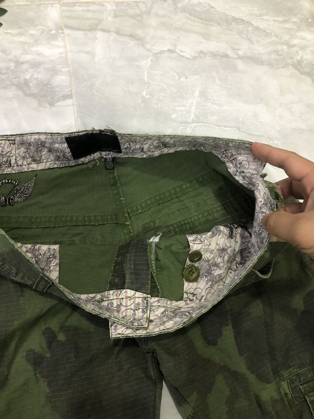Hurley Hurley Camo Military Style Short Pants Size US 32 / EU 48 - 7 Thumbnail
