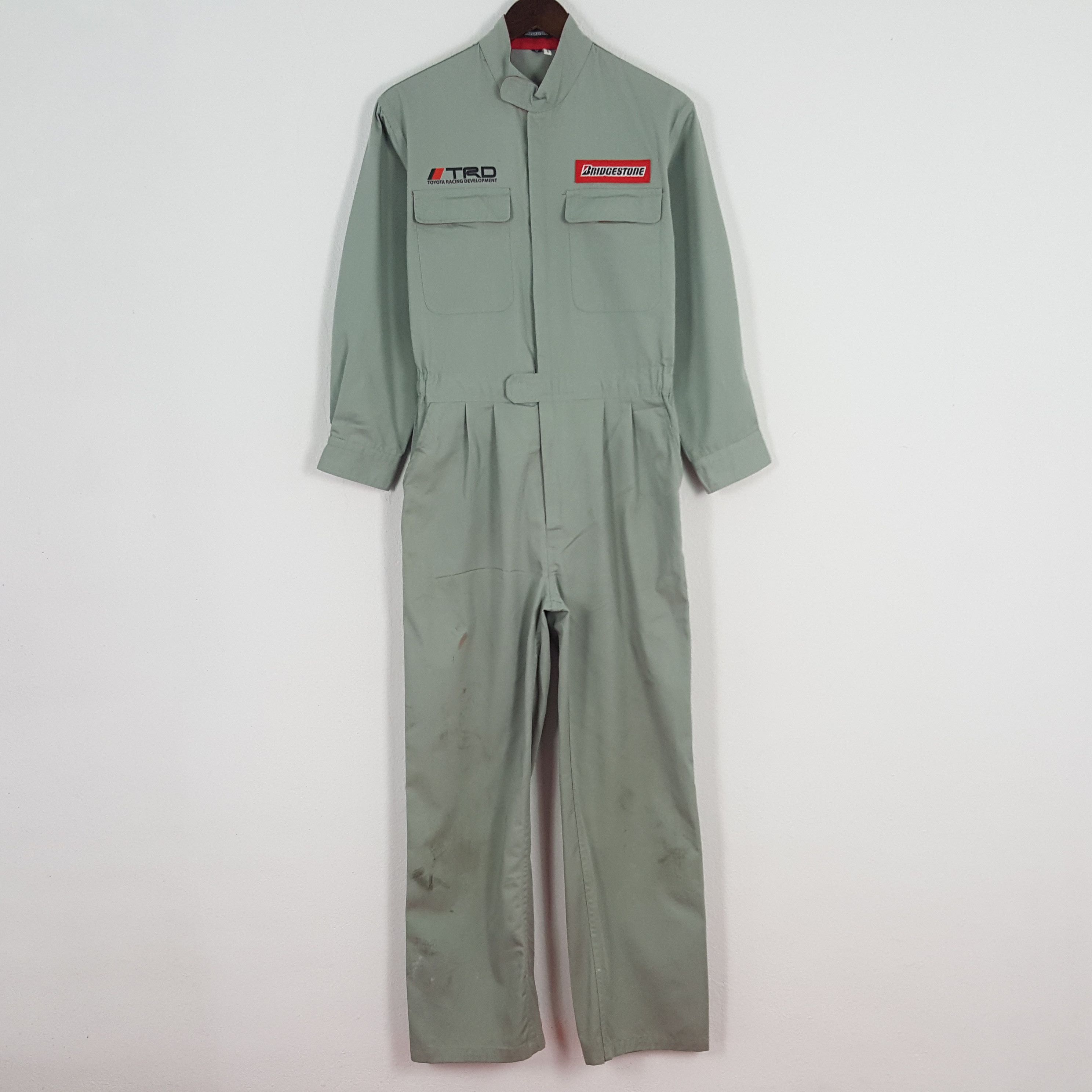 Japanese Brand × Vintage Vintage Bridgestone x Custom TRD Racing Coverall Jacket Size US S / EU 44-46 / 1 - 4 Thumbnail