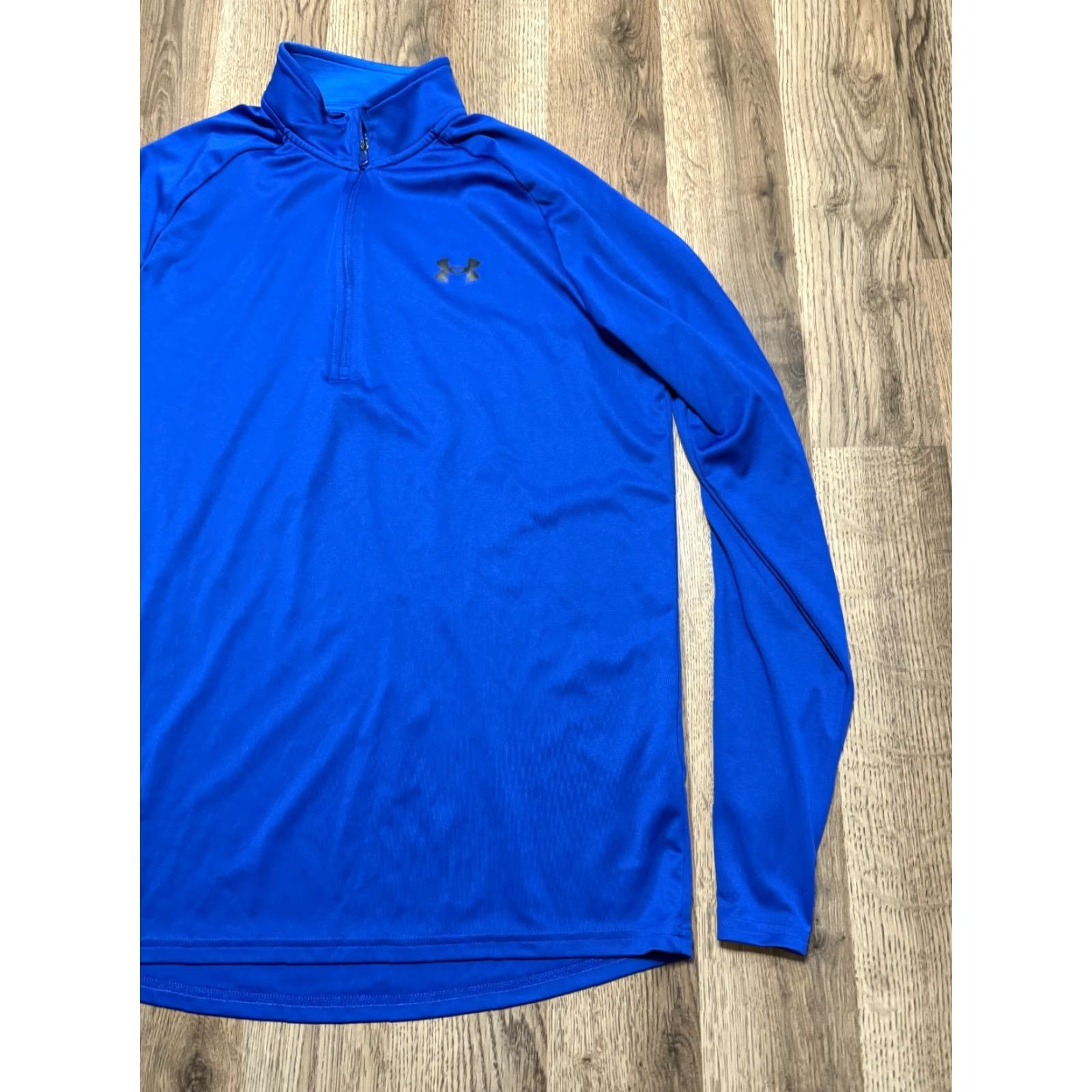 Under Armour Under Armour Shirt Mens Large Blue Long Sleeve 1/4 Zip Pullover Athletic Wear Size US L / EU 52-54 / 3 - 4 Thumbnail