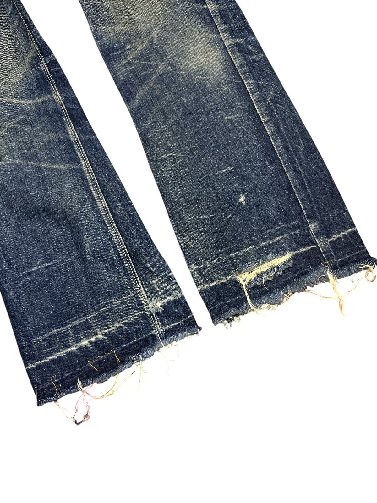 Kapital Distress Vintage Canton Flare Denim Size US 30 / EU 46 - 6 Thumbnail
