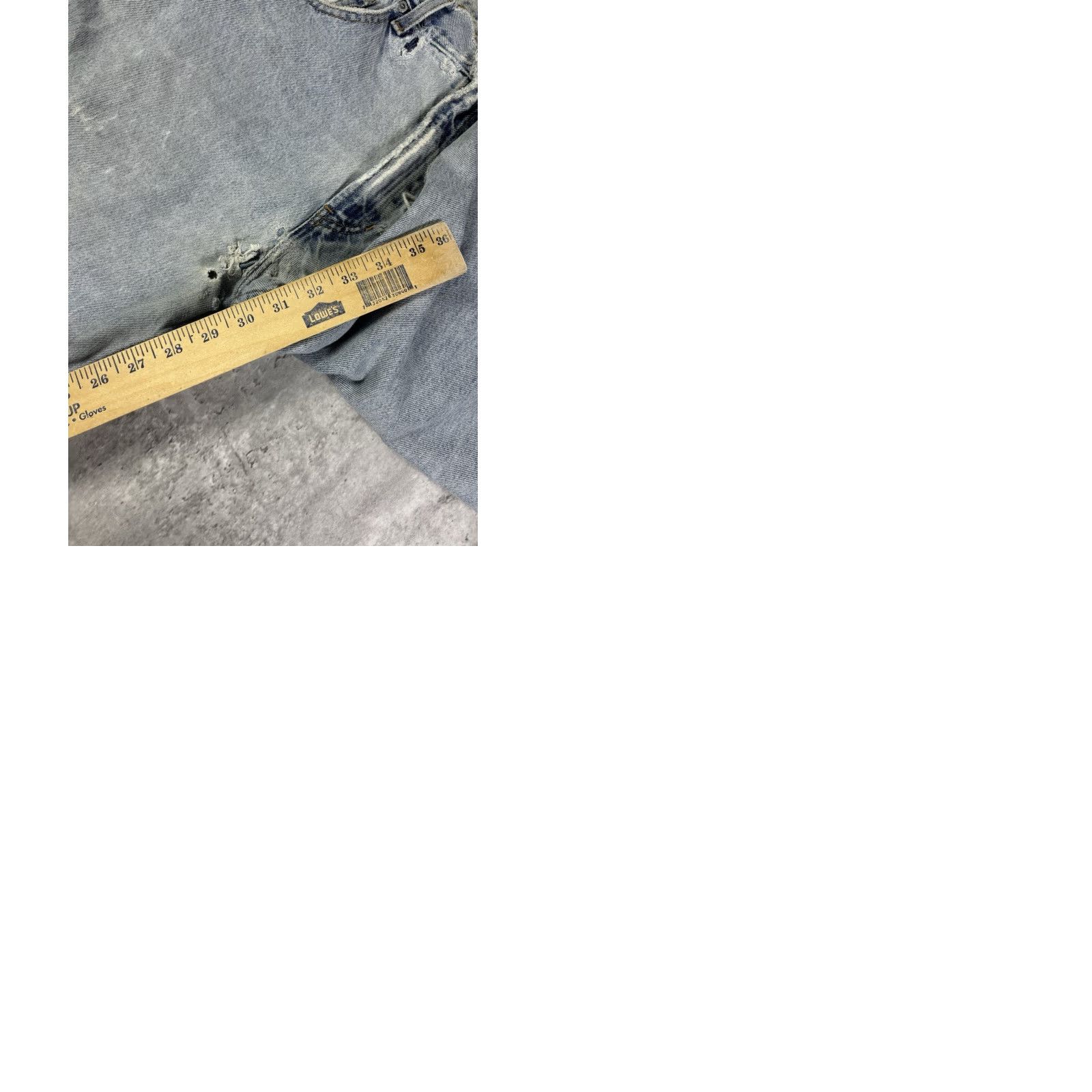 Tommy Hilfiger Vintage Tommy Hilfiger Jeans Distressed Baggy Fit Light Wash 32x32 Men Jeans blue 90s Relaxed Denim Cotton Logo Zipper Button 32in inseam Mens Size US 32 / EU 48 - 9 Thumbnail