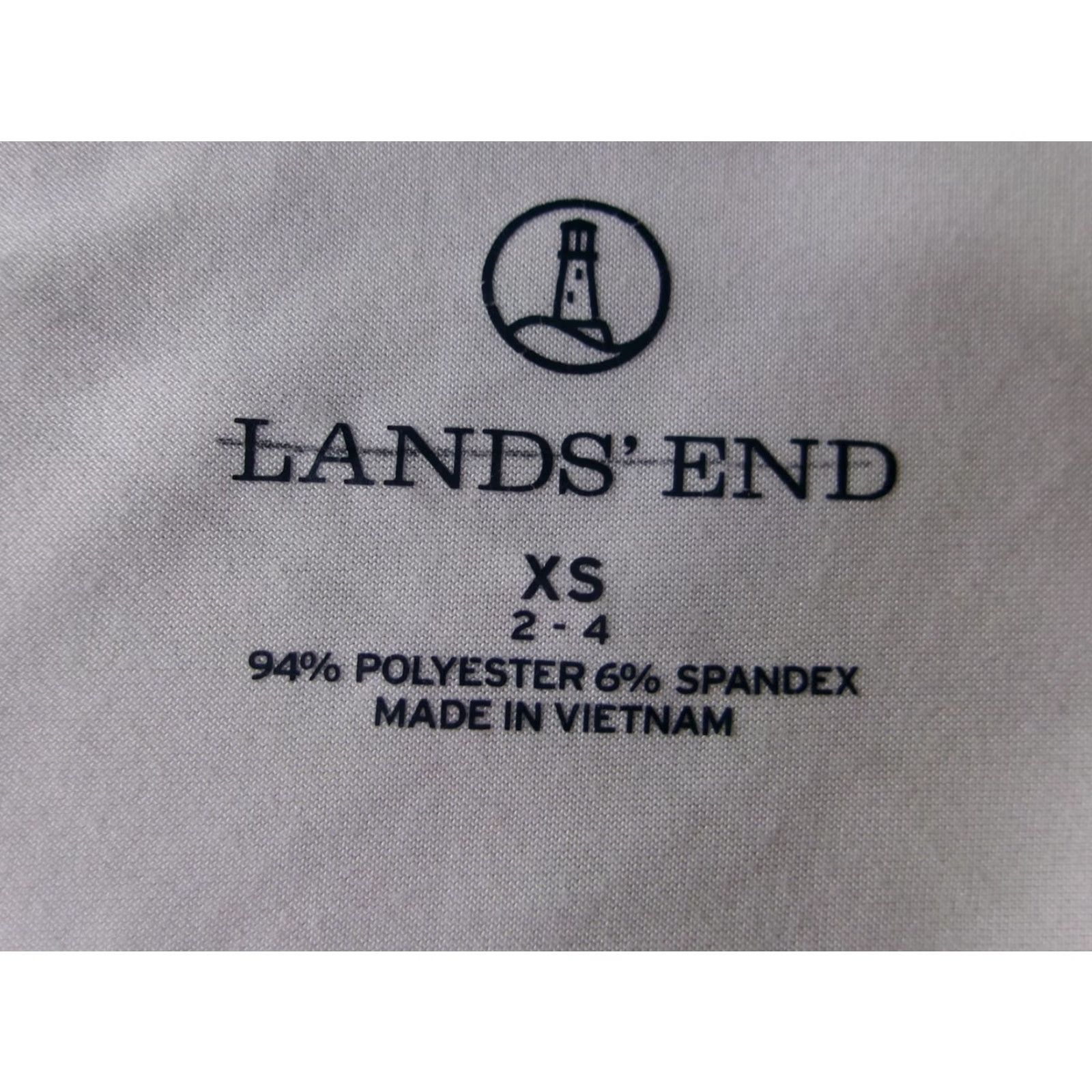Lands' End Lands End Top Women XS White Stretch Performance Base Layer Long Sleeve Scoop Neck T-Shirt Size XS / US 0-2 / IT 36-38 - 6 Thumbnail