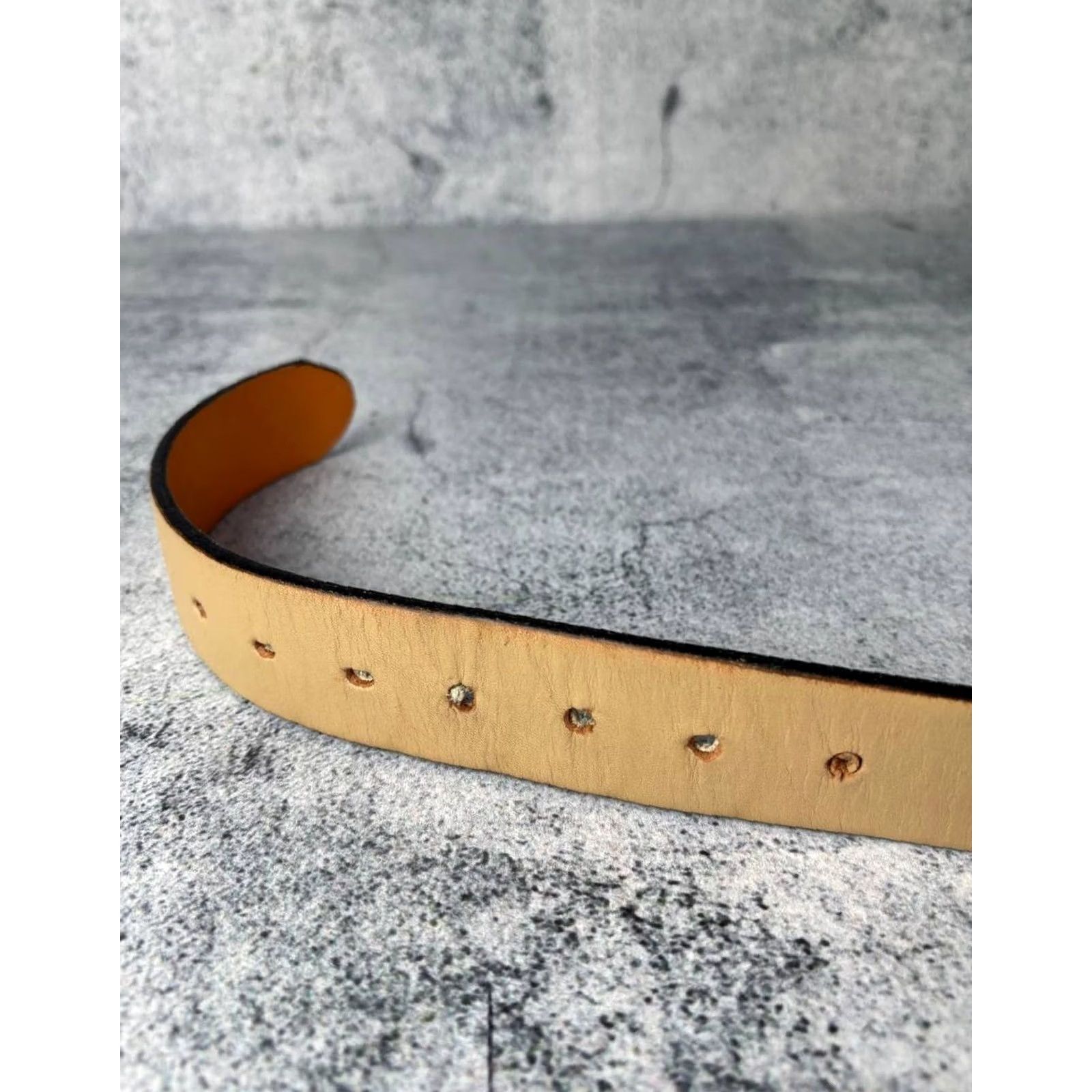 Diesel VINTAGE Diesel Leather Belt Belt Women One Size Brown Logo 90s London Waist Belt Mens Womens Girls Size ONE SIZE - 6 Thumbnail