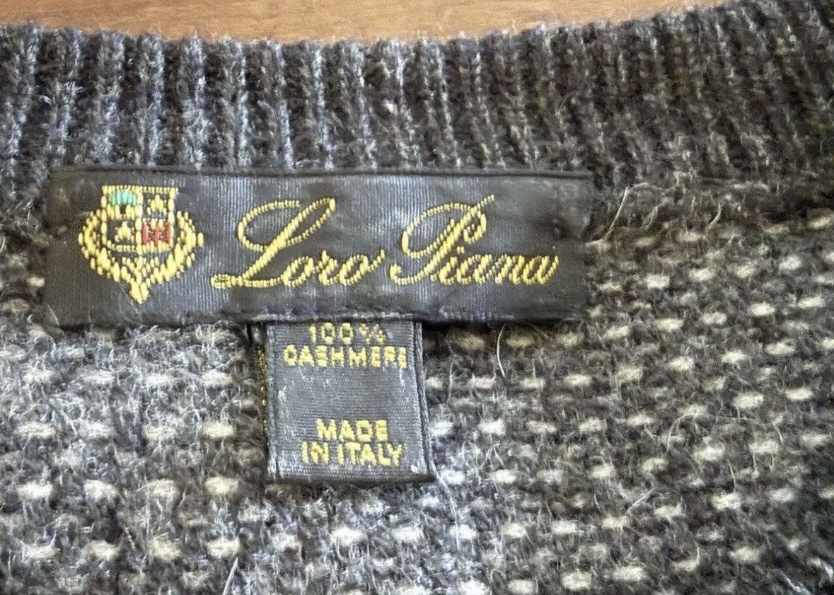 Loro Piana Loro Piana Cashmere Gray Sweater medium Size US M / EU 48-50 / 2 - 2 Thumbnail