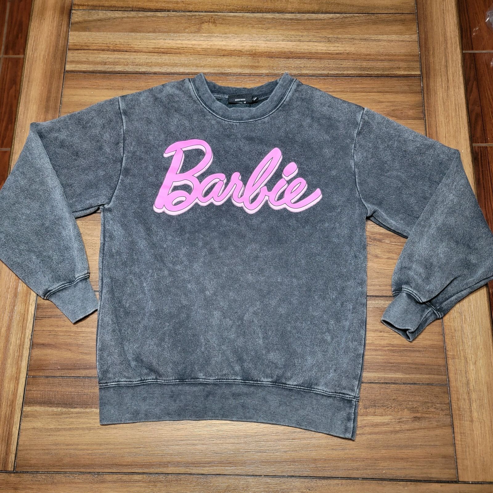 Other Barbie LS Faded Black Sweatshirt Logo - Size Small Size S / US 4 / IT 40 - 1 Thumbnail