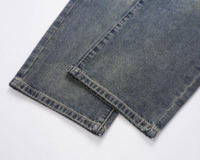 Japanese Brand × Jean High street washed distressed loose wide-leg jeans y2k Size US 32 / EU 48 - 5 Thumbnail