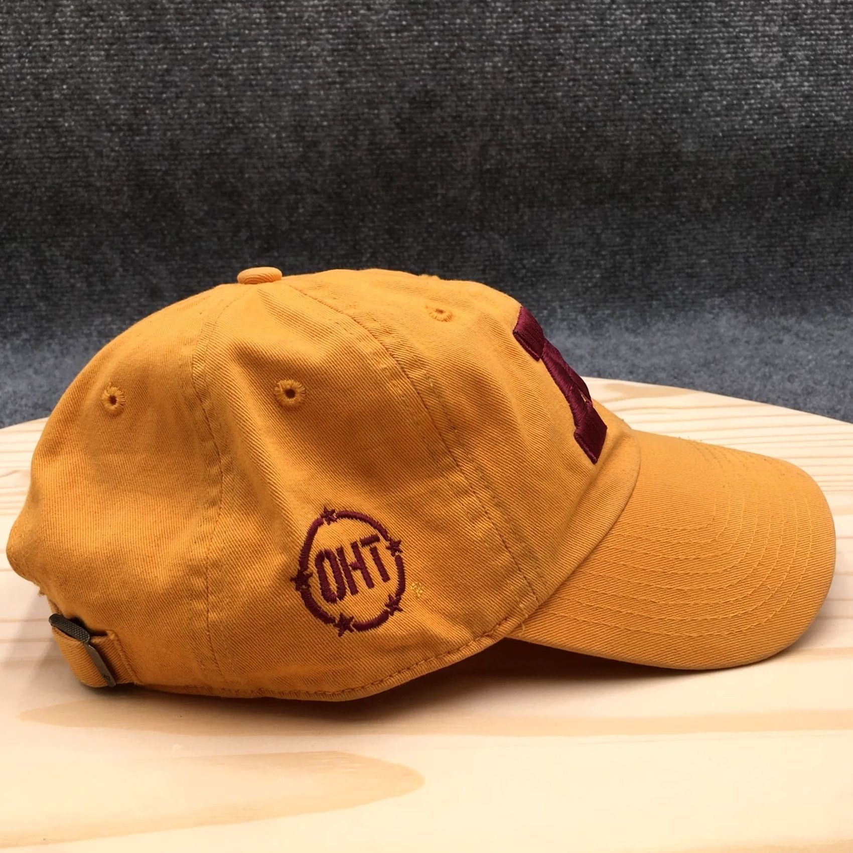 Logo 7 University Of Minnesota Baseball Cap Hat Mens OS Gold Yellow Embroidered Logo Size ONE SIZE - 5 Thumbnail