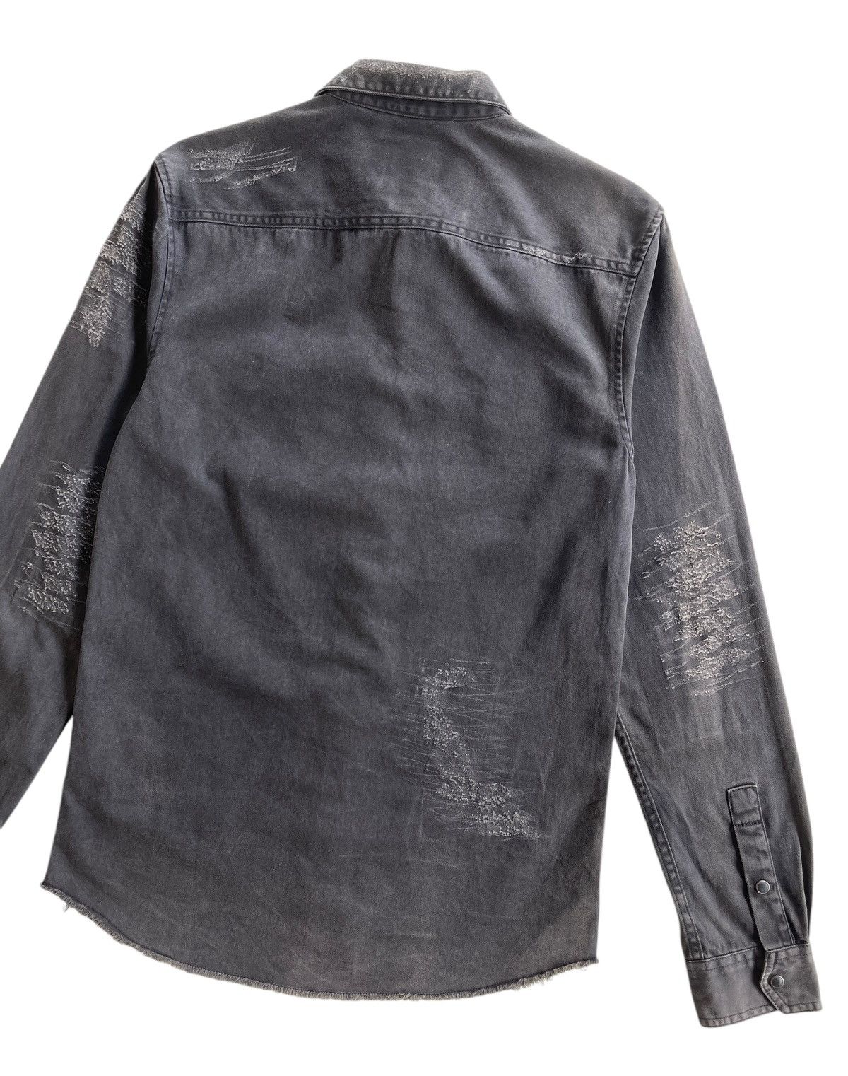 Zara Herren Zara Distressed Faded Shirt Size US S / EU 44-46 / 1 - 12 Thumbnail