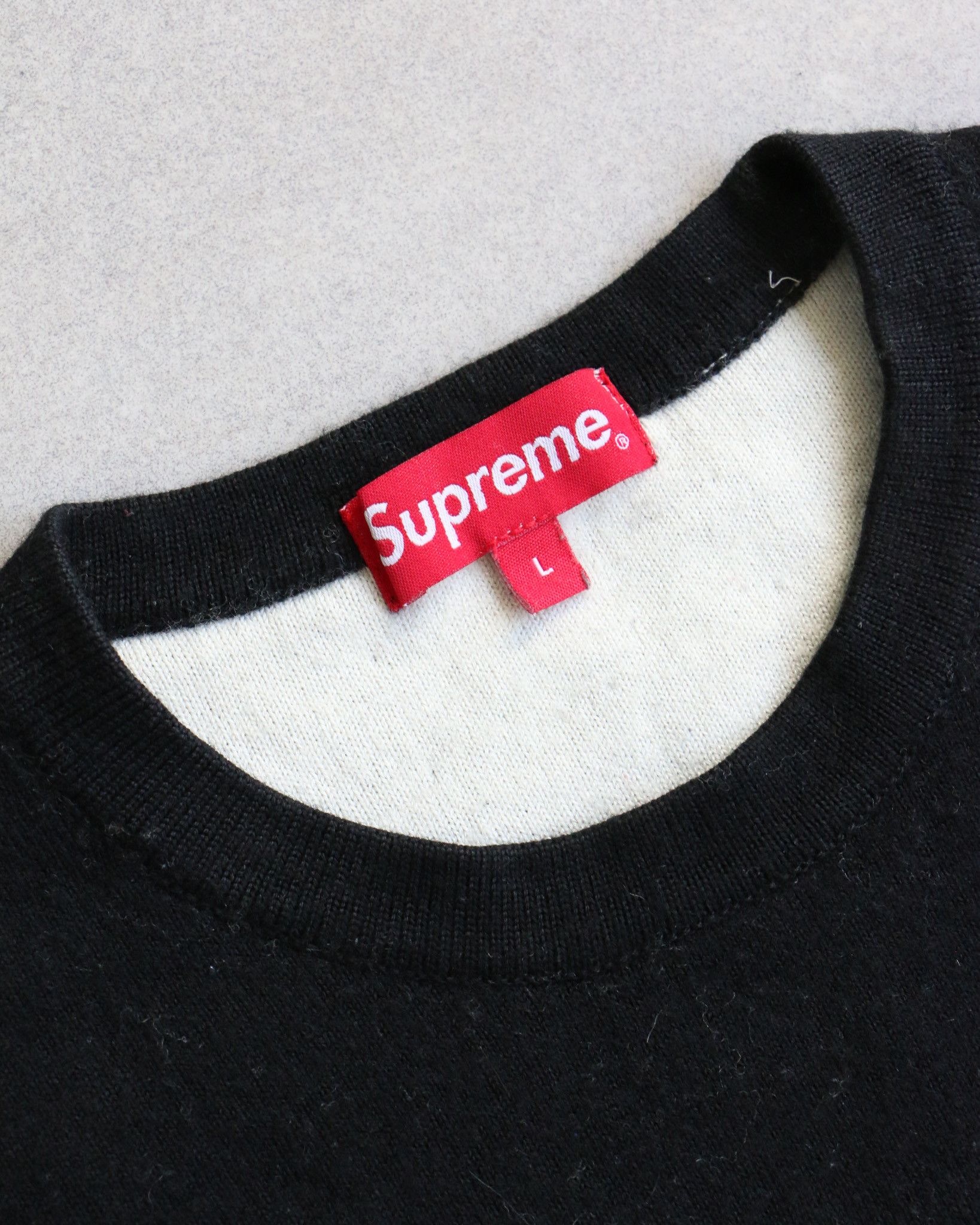 Supreme Supreme FUCK Jacquard Knitted Sweater Black Size US L / EU 52-54 / 3 - 3 Thumbnail