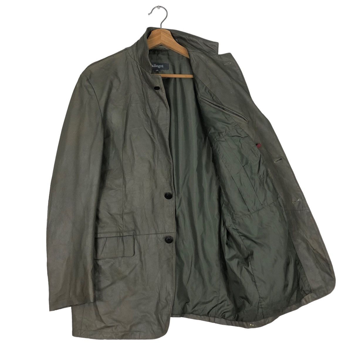 Japanese Brand 🔥Vtg Leather Jacket Chore Allegri Issey Miyake Japan Size US M / EU 48-50 / 2 - 9 Thumbnail